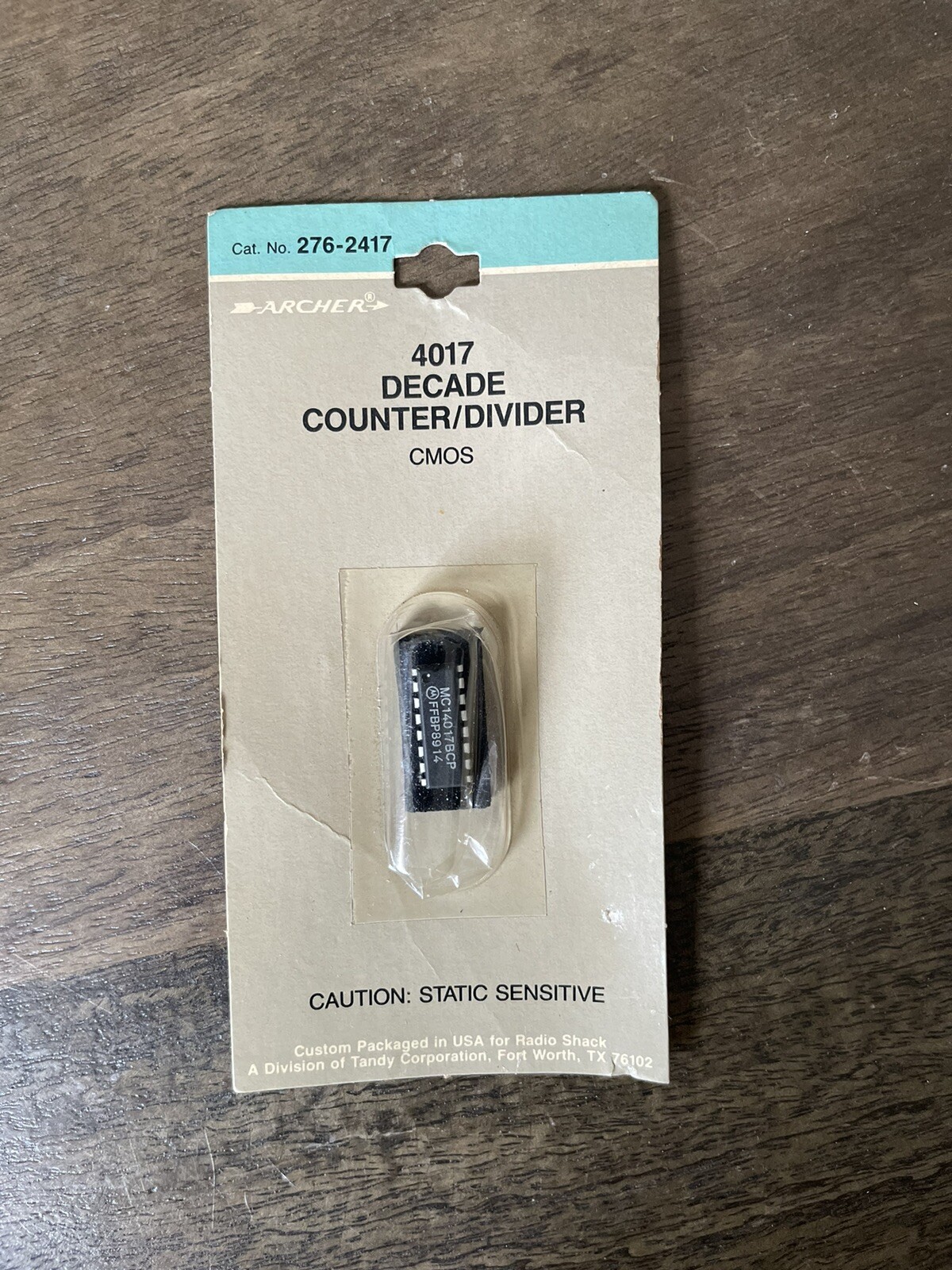 Radio Shack Archer 276-2417 4017 Decade Counter/Divider Vintage NOS