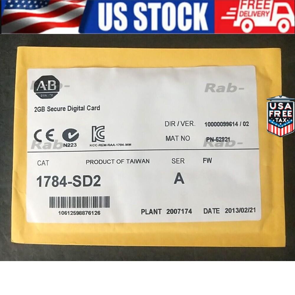 NEW Allen-Bradley 1784-SD2 Secure Digital Memory Card 2GB 1784SD2  US Free Tax