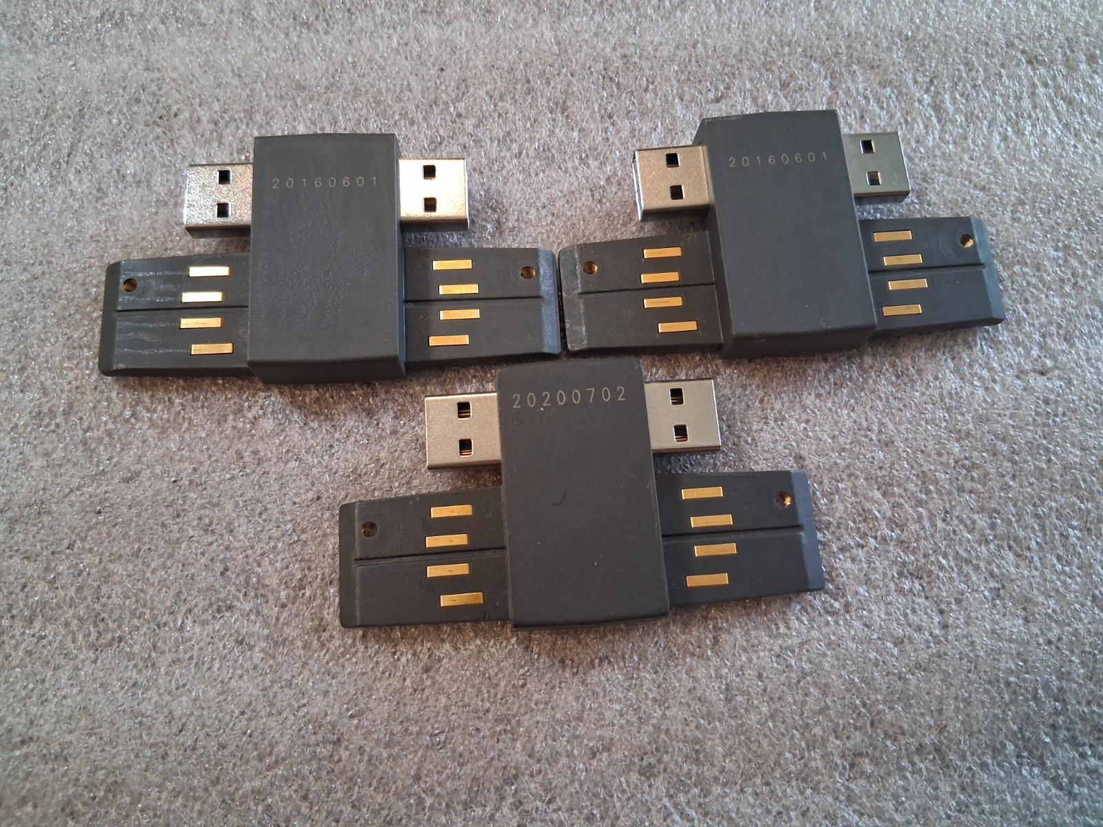 Lot of 3 Cisco Expansion USB Spine Connector 20201122 For 8800 Series