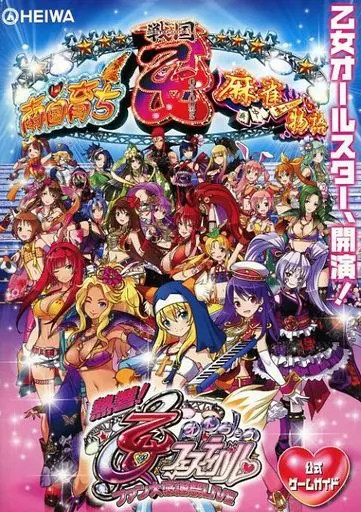 HEIWA Pachi-Slot Nekketsu Otome Festival Anime Mook Game Book 24pg Used