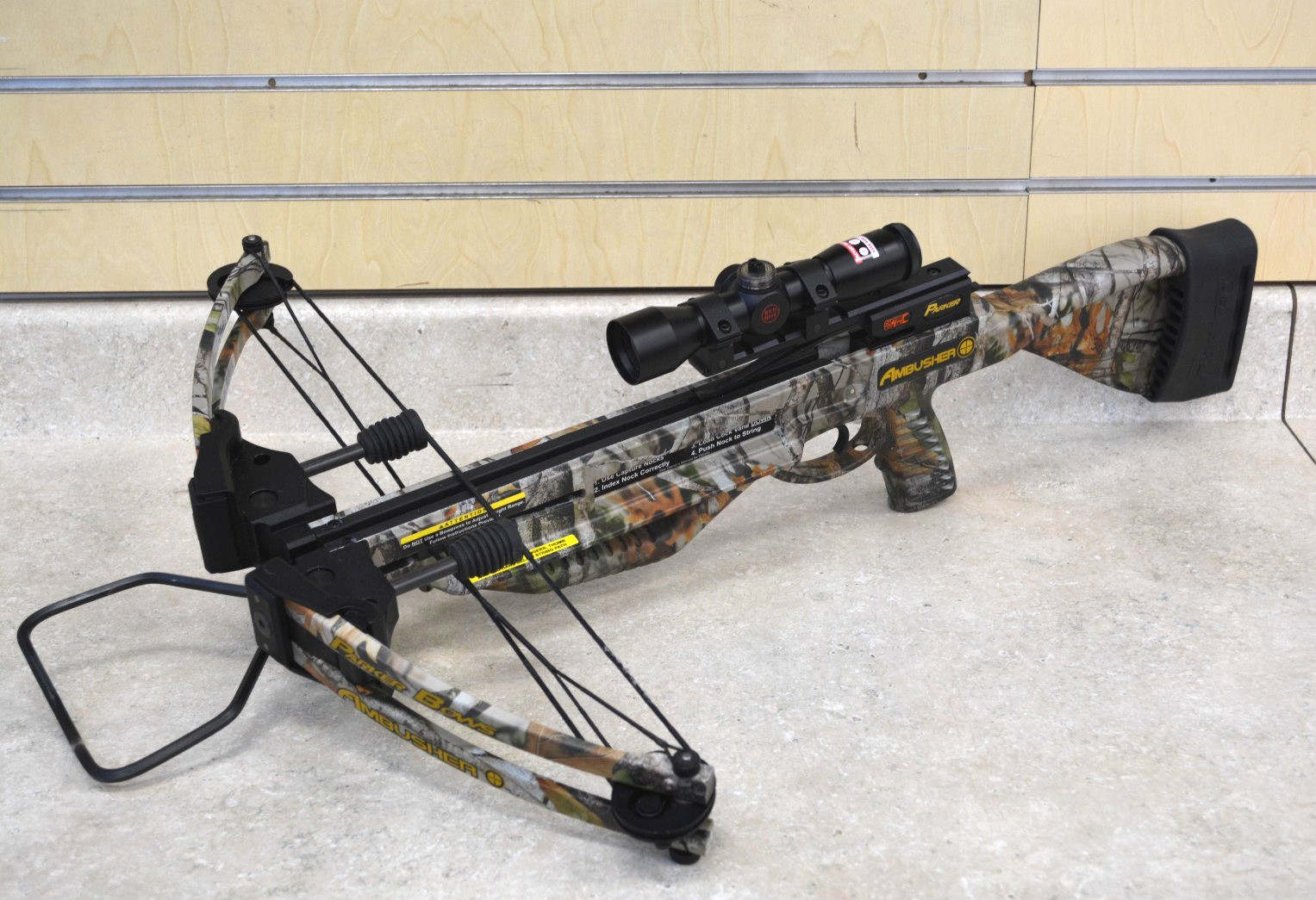 Parker Ambusher Hunting Crossbow with Red Hot Scope *Pre-owned* FREE SHIPPING