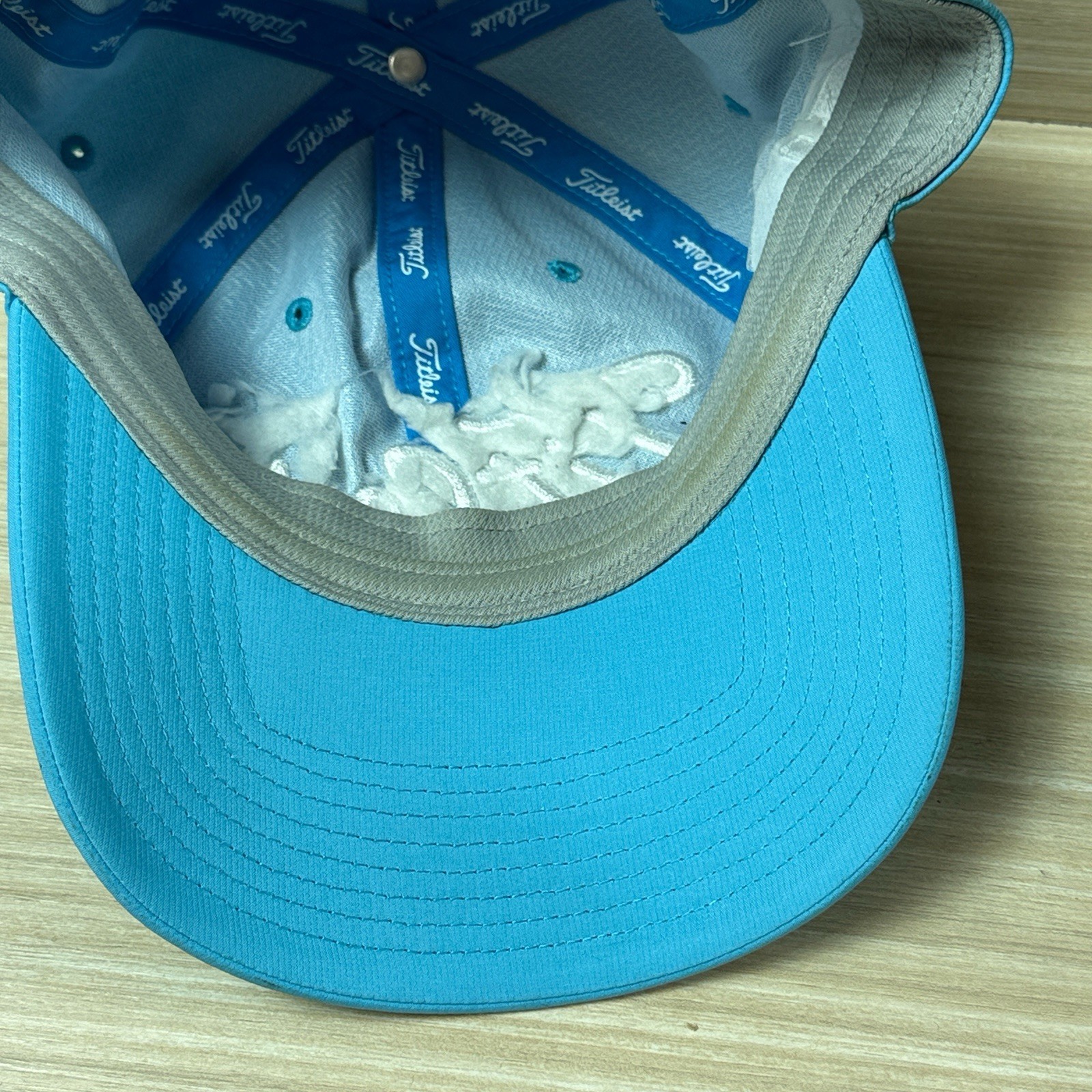 Titleist Pro V1 Foot Joy Logo Blue Adjustable Golf Hat Cap