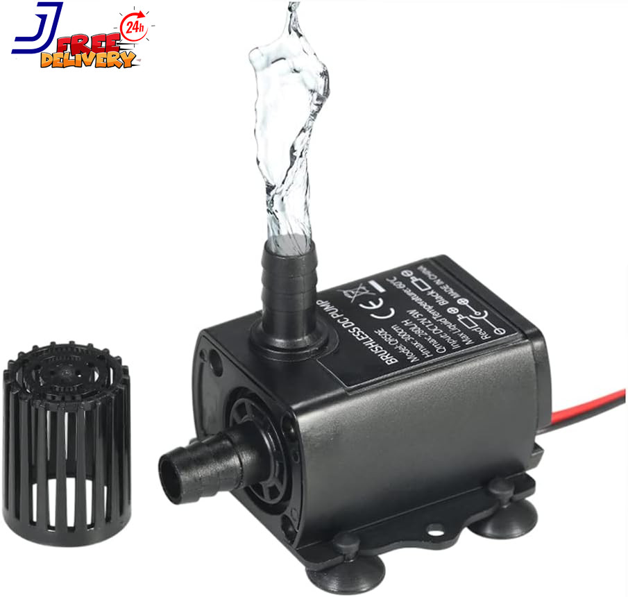 Water Pump Aquarium Submersible Water Pump DC 12V 5W for Pond Aquarium Fish Tank