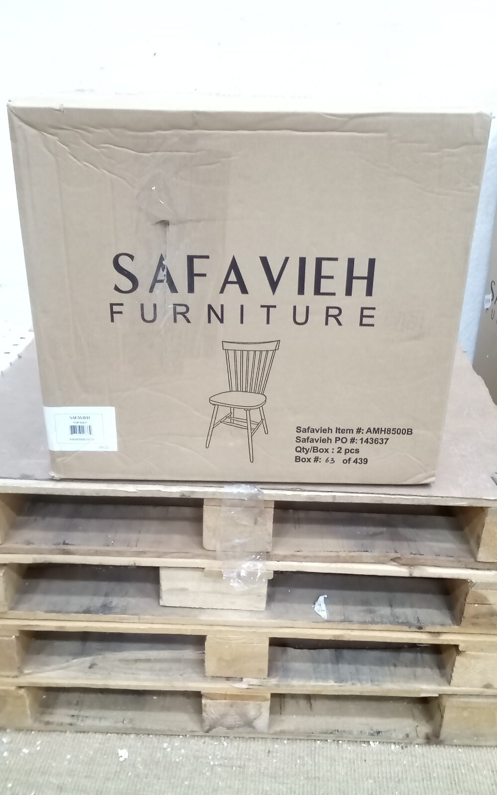 Safavieh PARKER SPINDEL SIDE CHAIR, Reduced Price 2172725878 AMH8500B