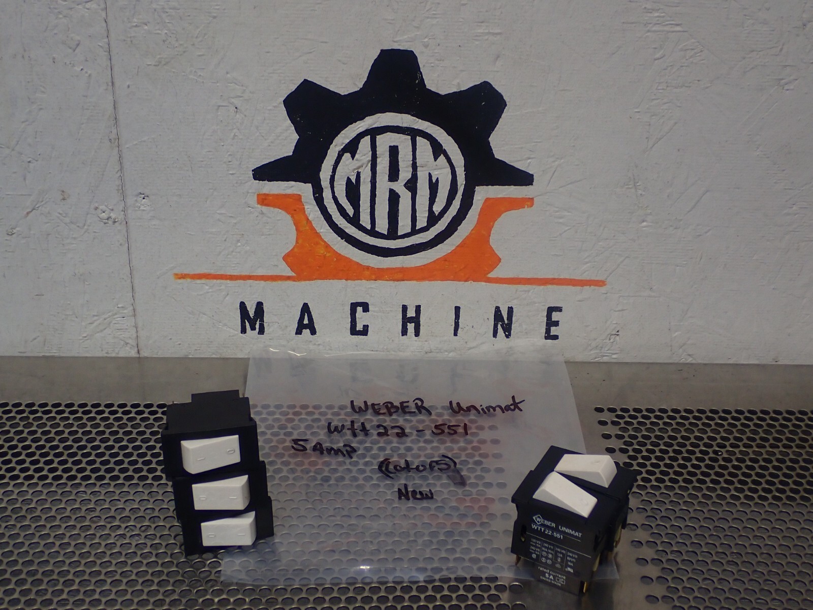 WEBER Unimax WTT22-551 5A Switches New Old Stock (Lot of 5) See All Pictures