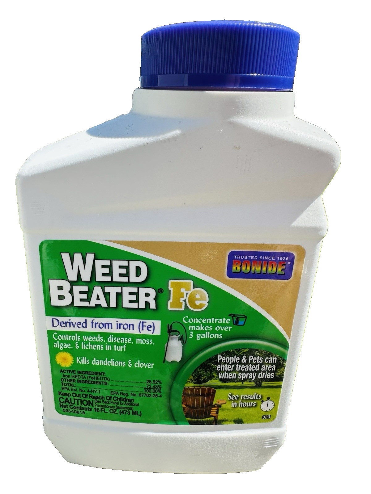 Bonide Weed Beater Ultra Herbicide 1 Pint Lawn Weed Killer Concentrate
