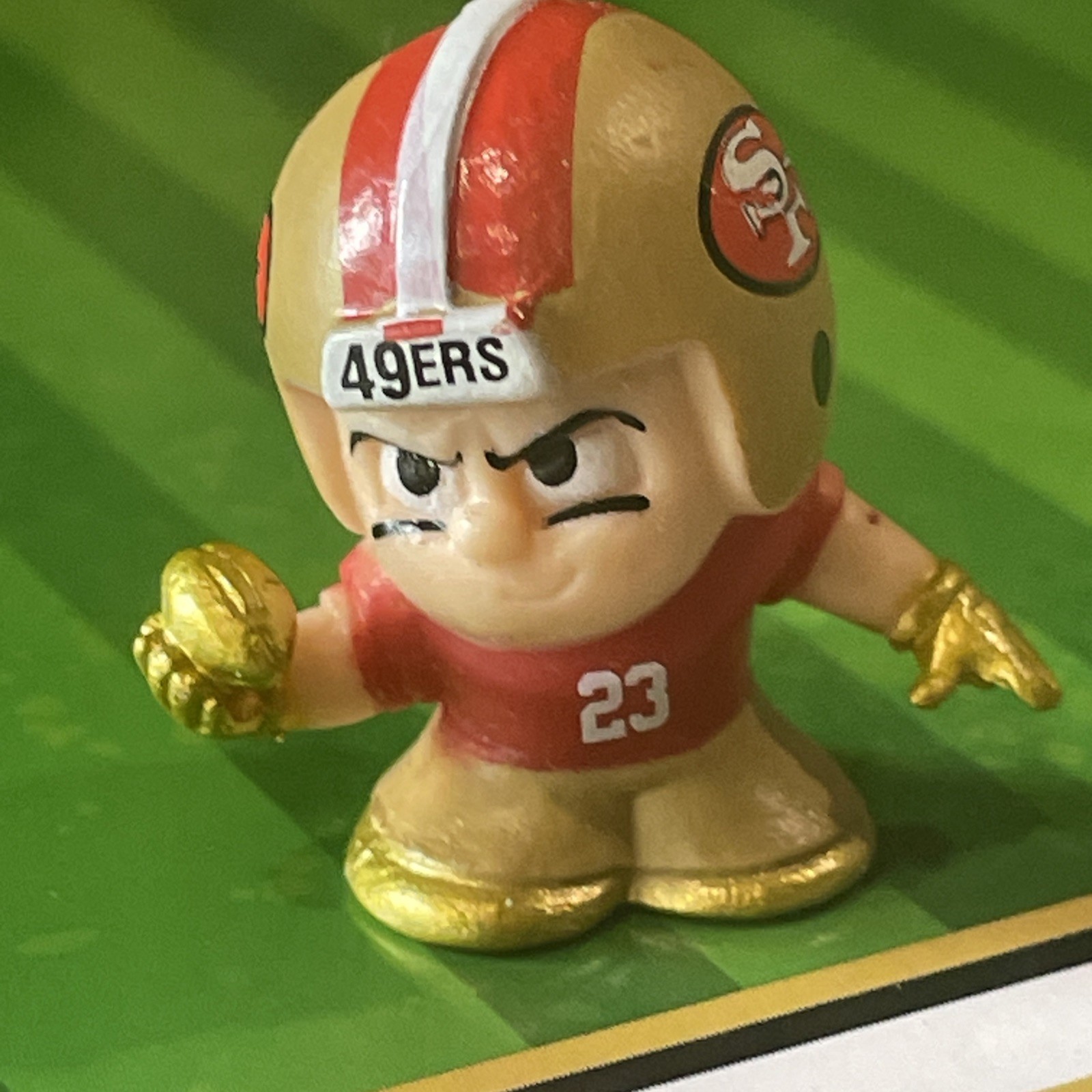 2026 NFL Teenymates Advent Gold Edition Christian McCaffrey San Francisco 49ers