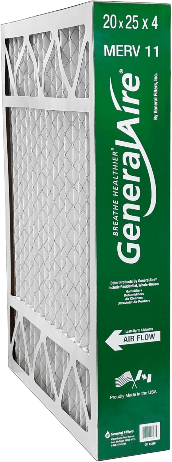 Generalaire #4368-Replaces Honeywell FC100A1037-20"x 25" x 4.5" Merv 11