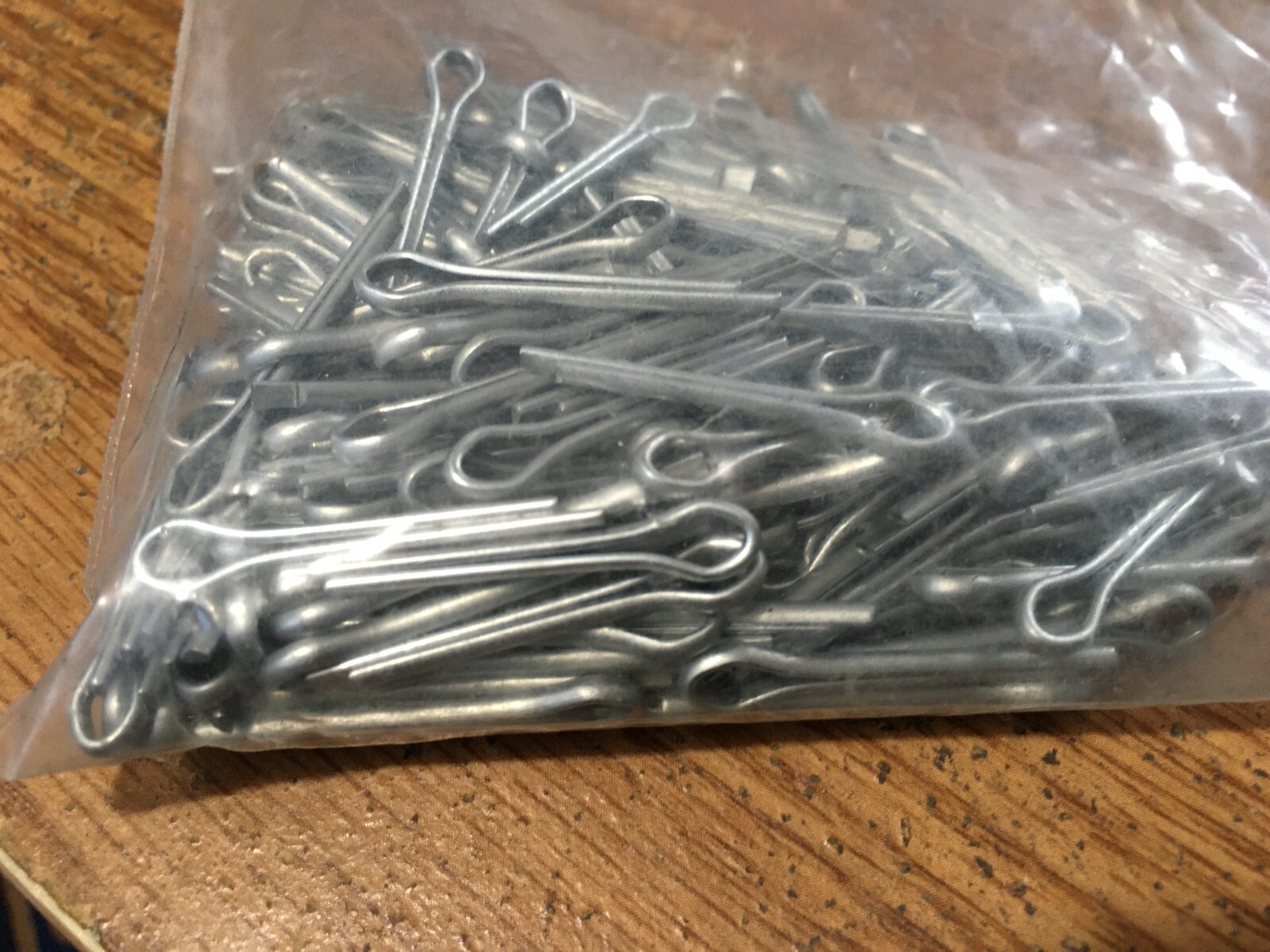 (100) 3/32" x 3/4" Zinc Finish Extended Prong Cotter Pin