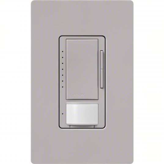 Lutron MS-Z101-GR Maestro 0-10V Occupancy/Vacancy Dimmer Sensor Switch Gray