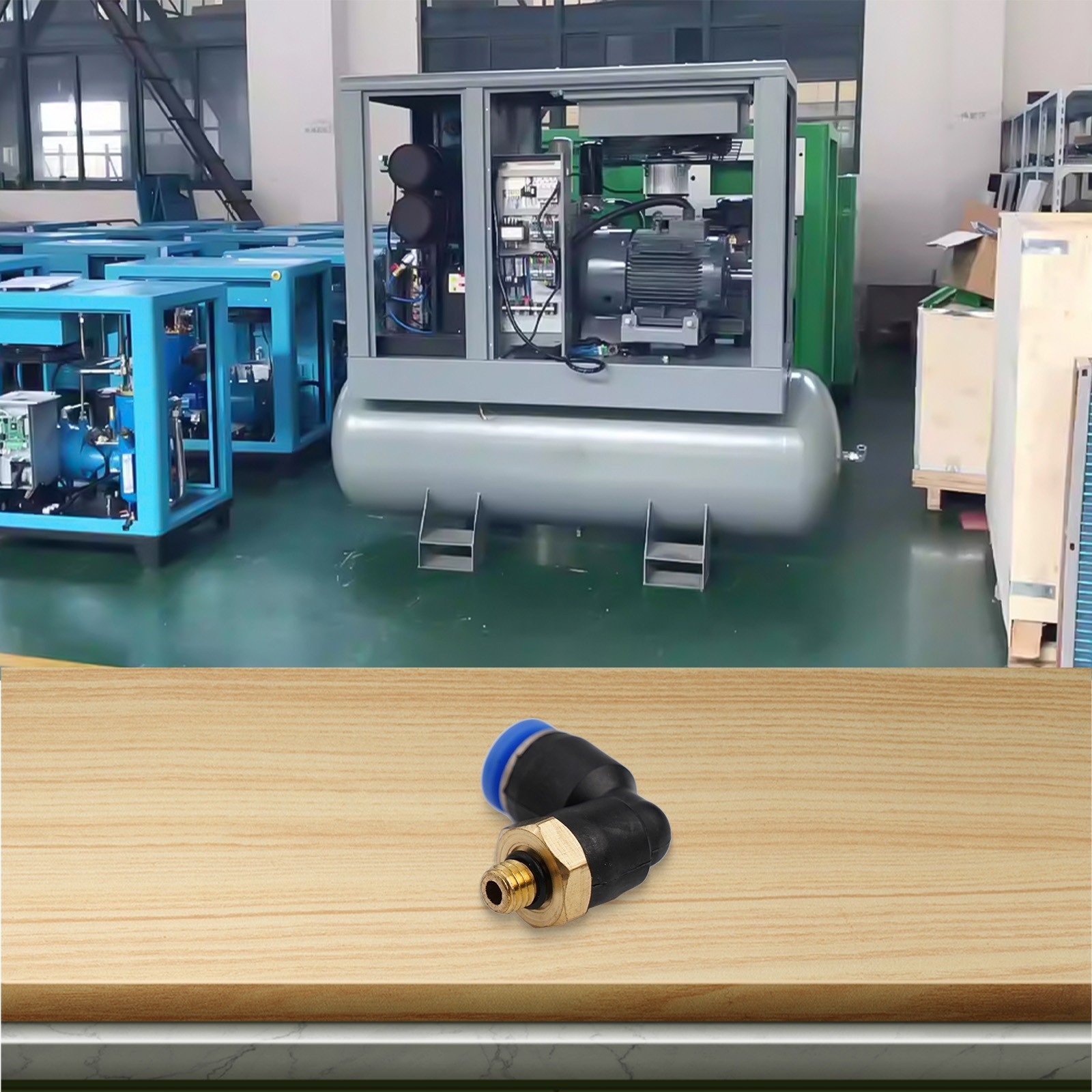 PL Threaded Elbow Series Quick Connector Disassembly Easier Easy Installation