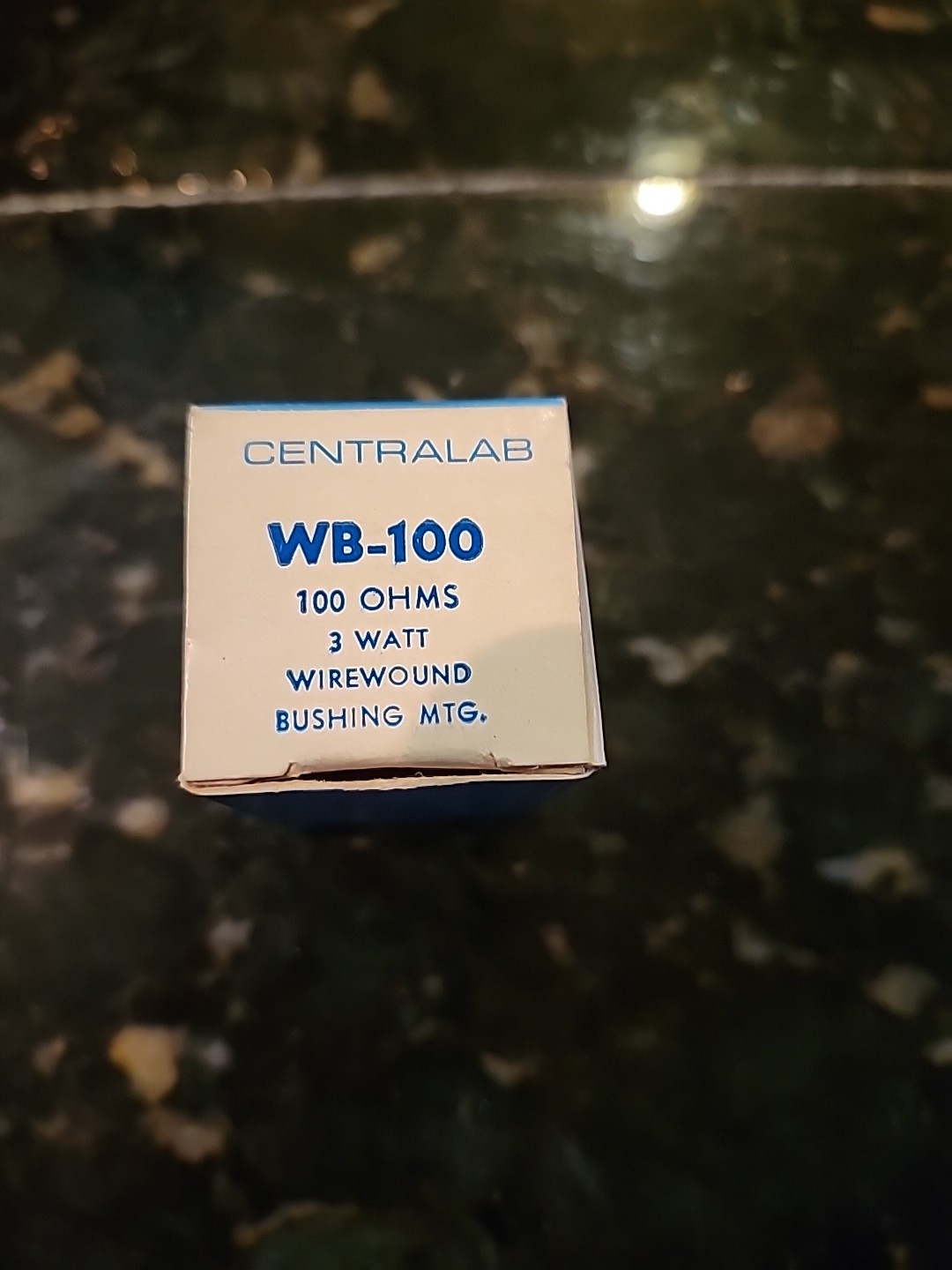 WP-100 CENTRALAB 100 OHMS 3 WATT WIREWOUND PC MTG