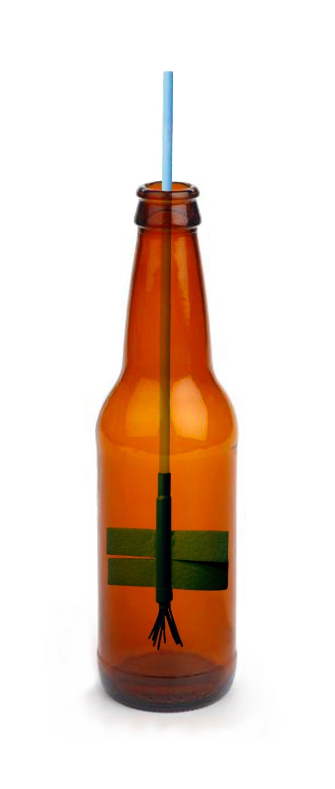 Clean Bottle Express Beer/Wine Bottle Brush +Plus+