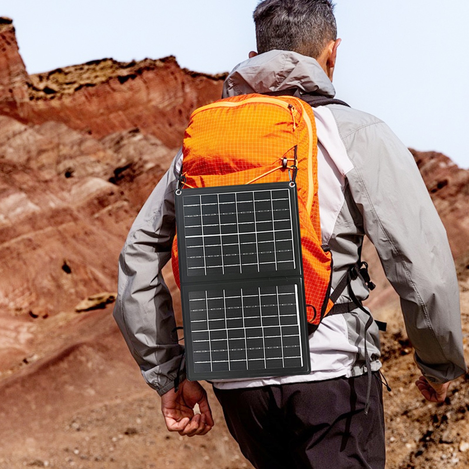 40W Folding Solar Panel USB 5V Output Waterproof Portable Solar Charger