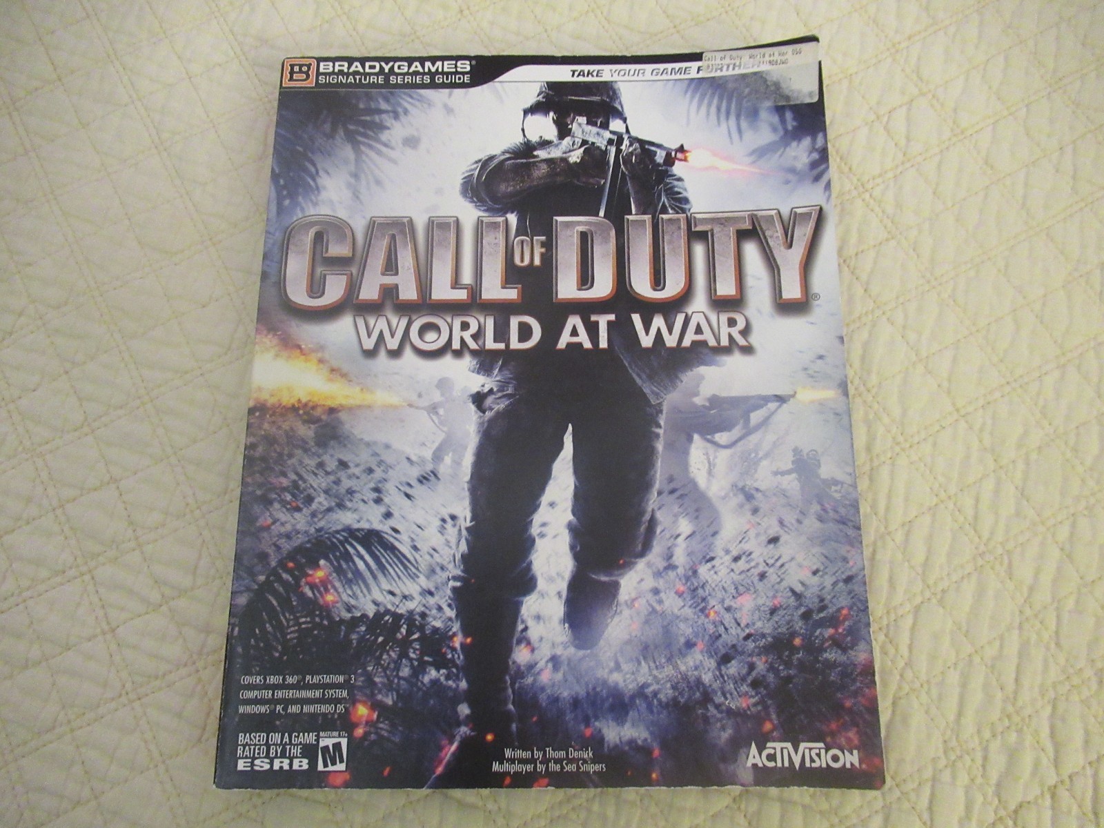 Call of Duty World at War Official BradyGames Strategy Guide
