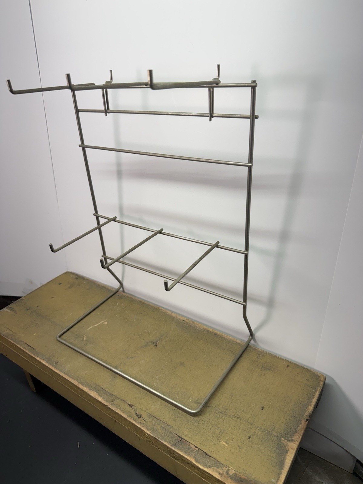 Vintage PEG BOARD TOOL DISPLAY RACK Or Stand Alone