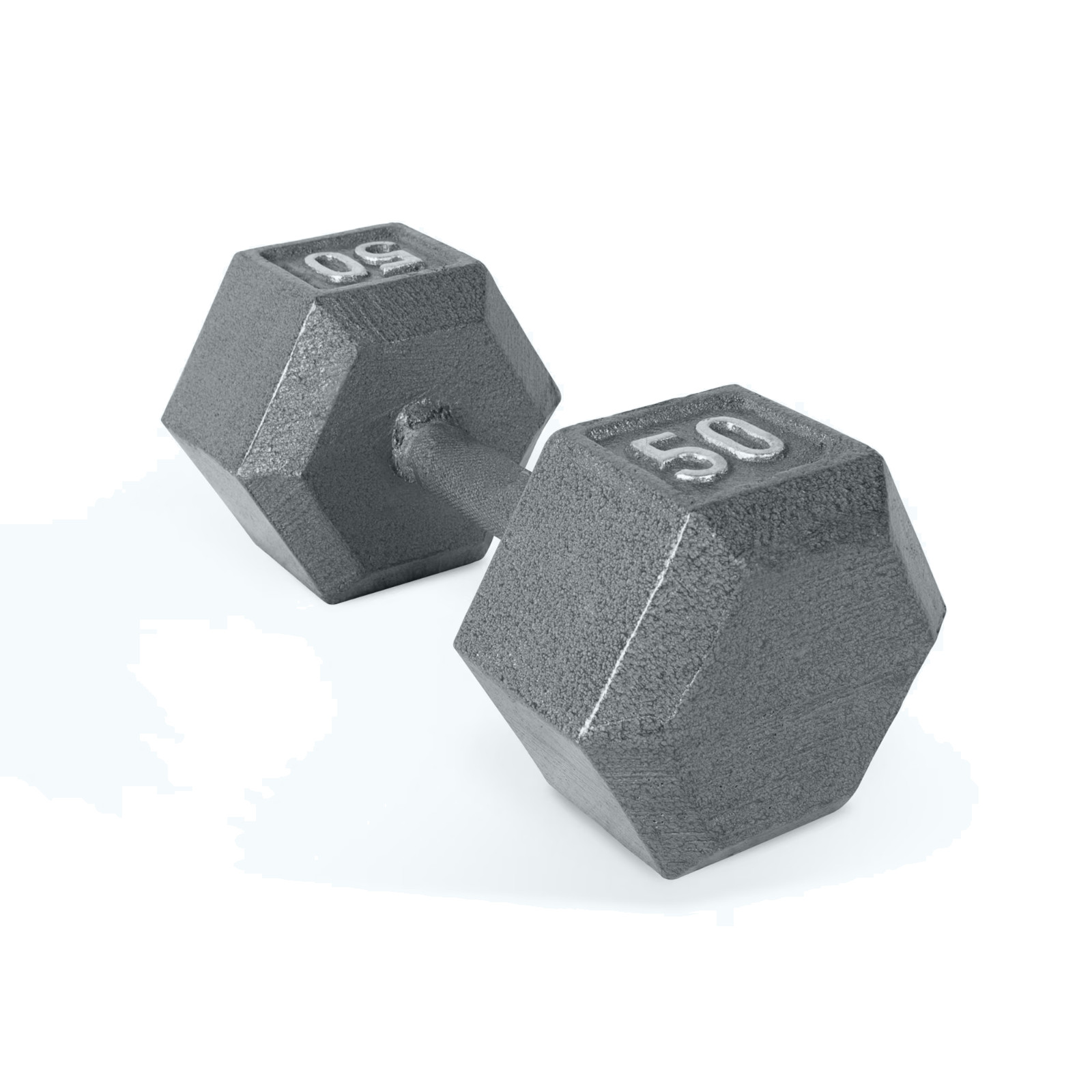CAP Barbell 50lb Cast Iron Hex Dumbbell, Single