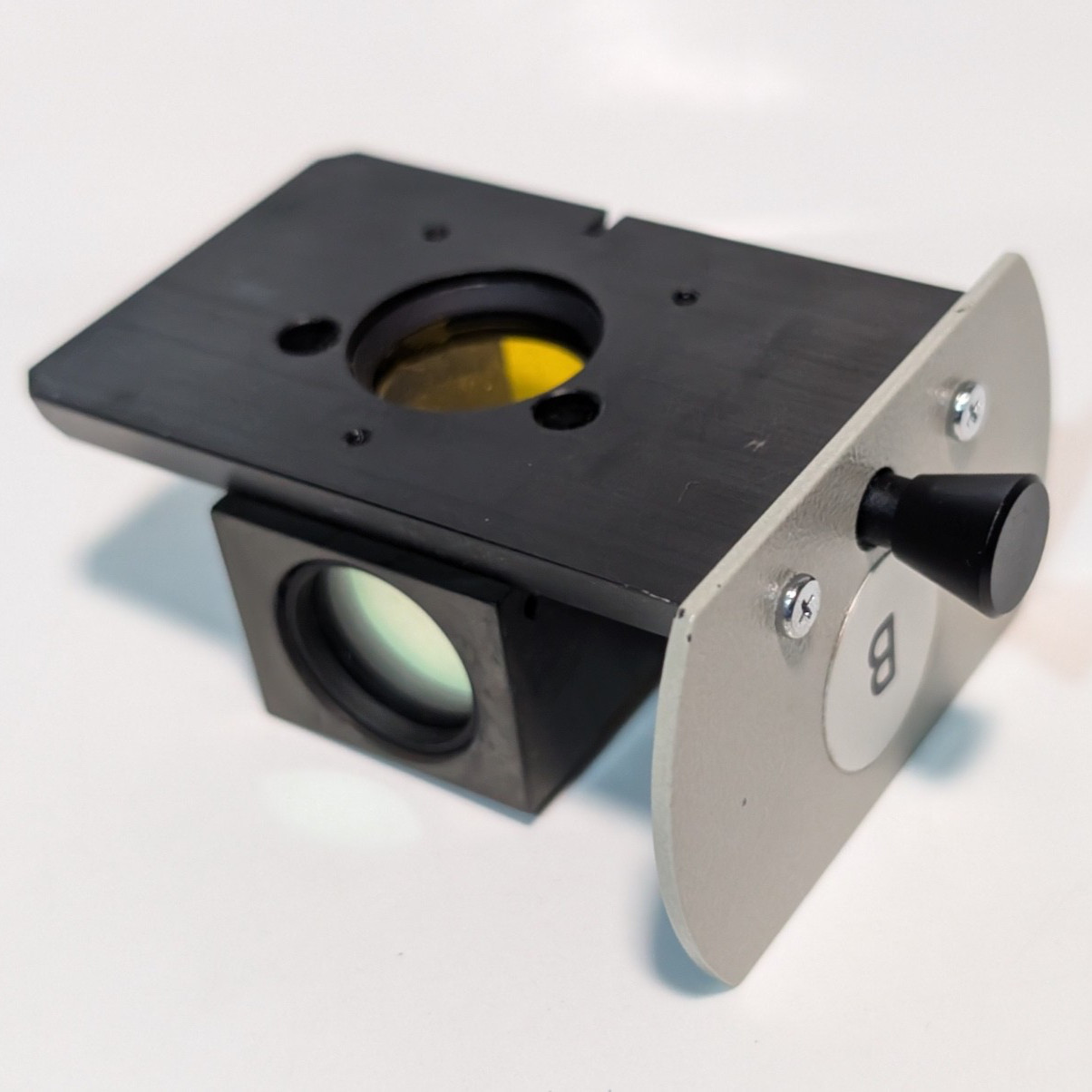 Nikon “B” Dichroic Fluorescence Filter Cube Slider For Microscope