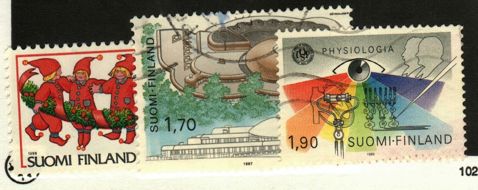 Finland #746, 756, 789 used