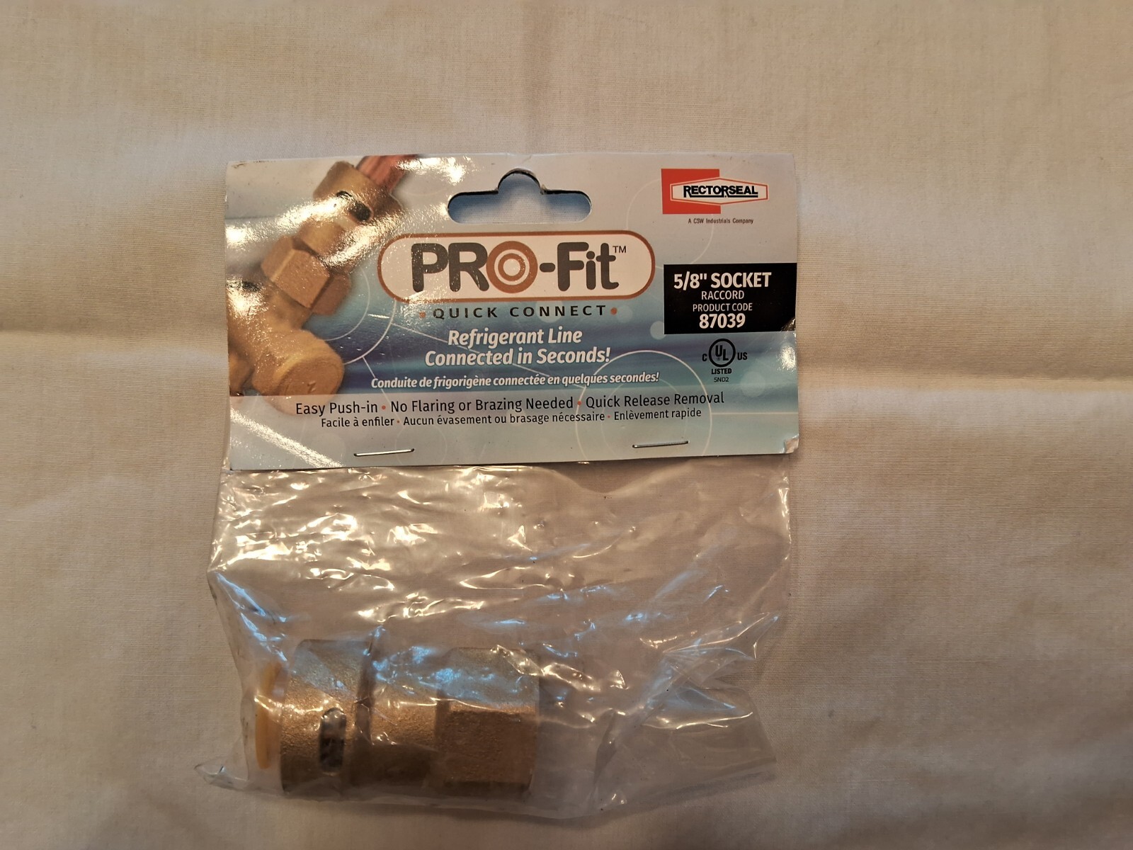 RectorSeal 87039 PRO-Fit 5/8" Quick Connect Socket Refrigerant Line