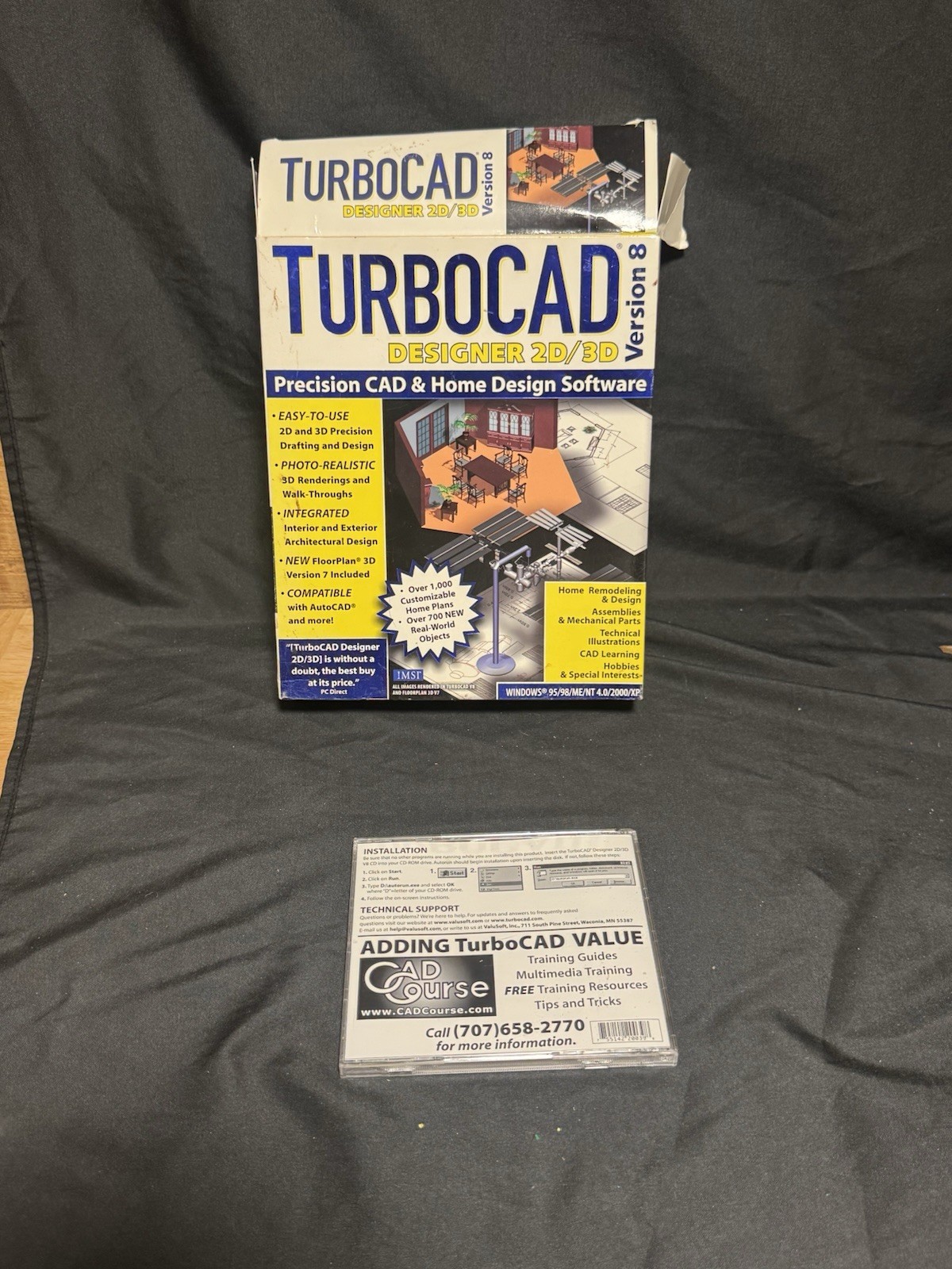 Turbocad designer 2D/3D Version 8 Big Box