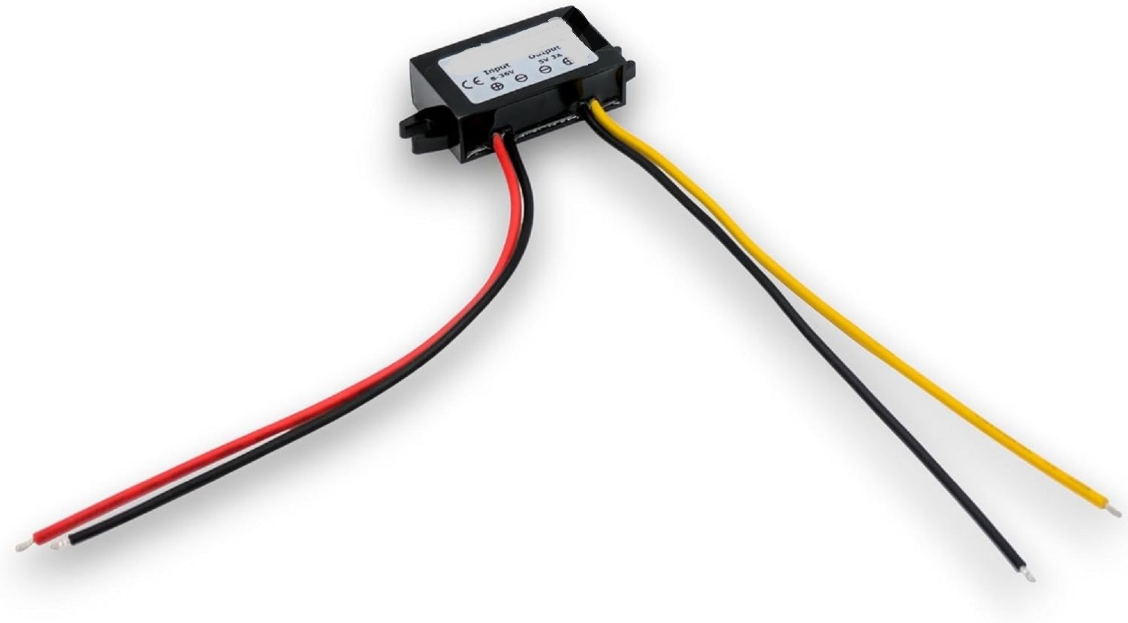 DC Voltage step down converter 12v 24v 36v input to 5 volt output 15w 3 Amp boat