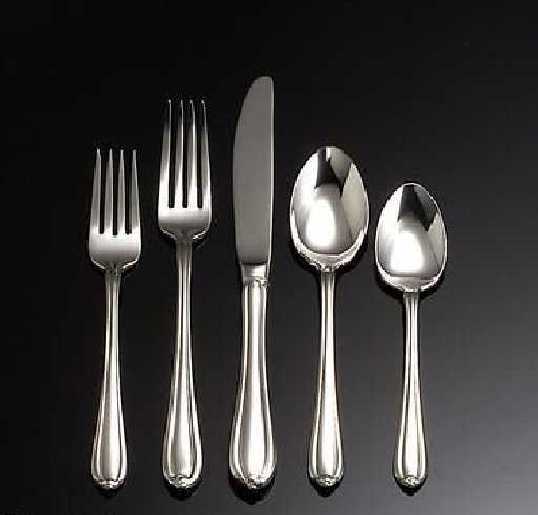 Gorham MELON BUD  20 pc Shiny Set  18/10 Stainless Flatware Service for of 4 NEW