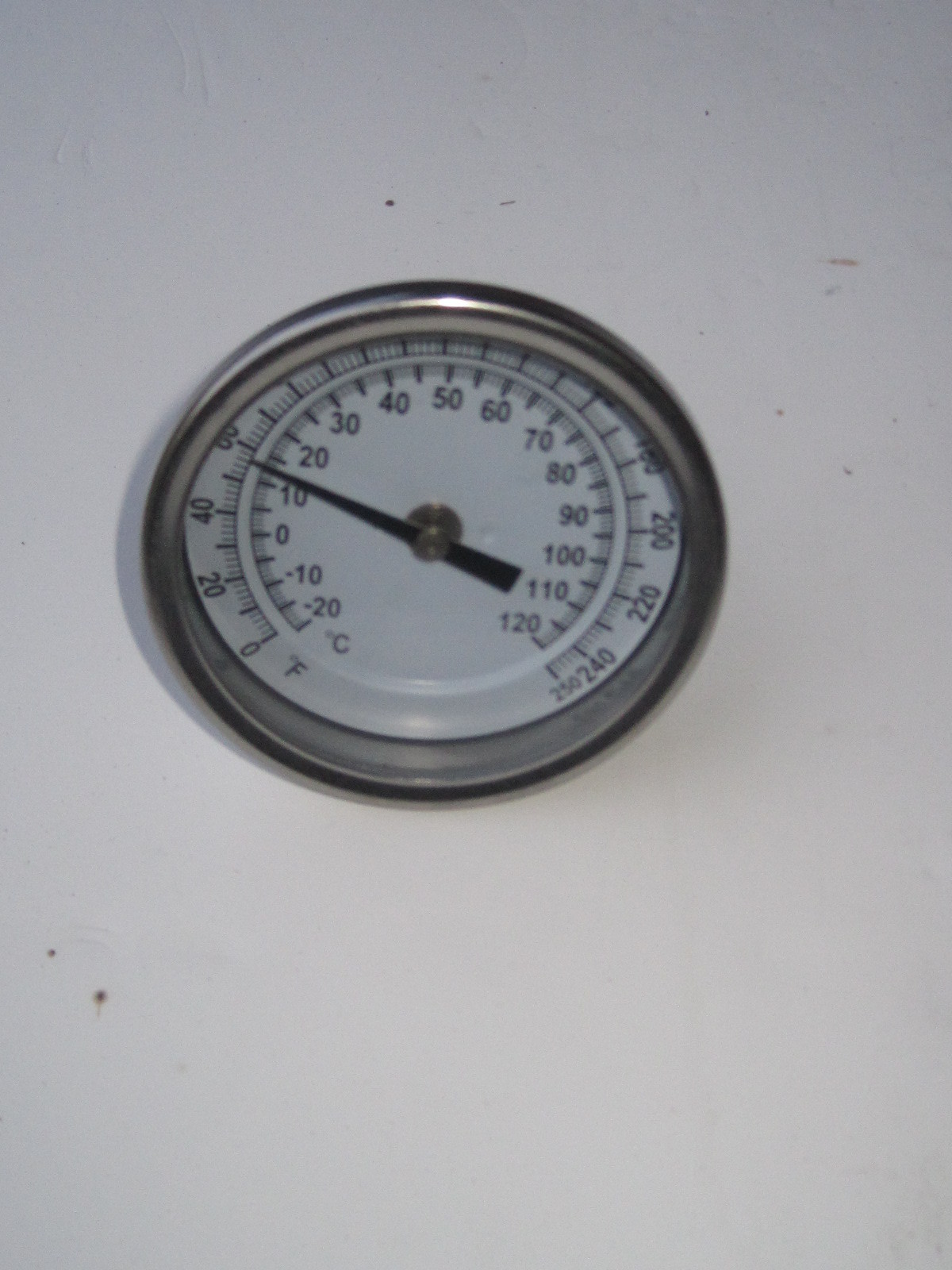 Premium Quality SS Dial Boiler Thermometer Hermetically Sealed Rear Entry