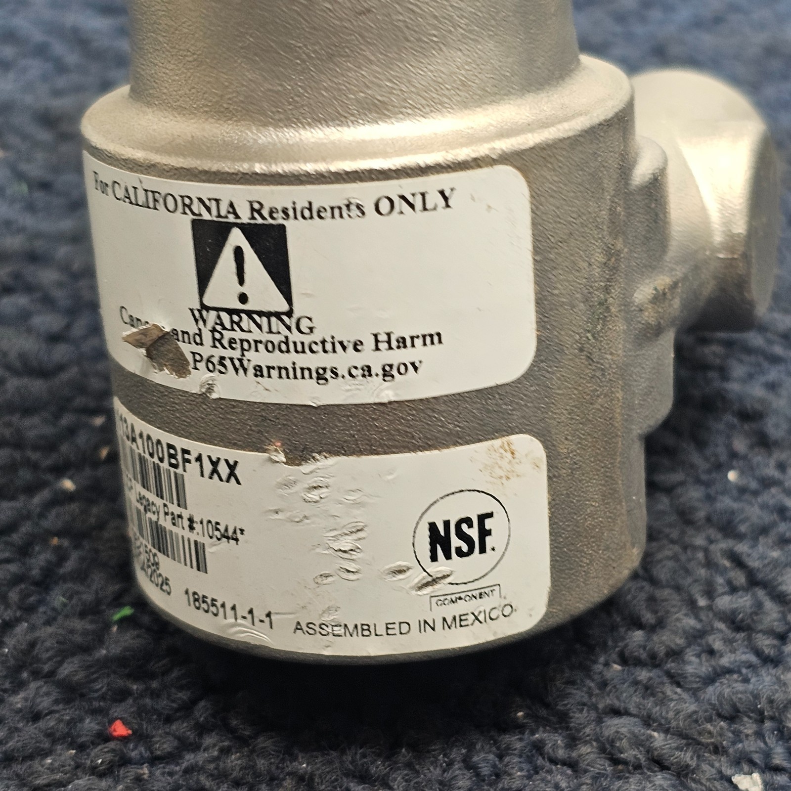 CCP 10544 Stainless Steel Pump 100 GPH 113A100BF1XX, 185511-1-1 Fits Procon Pump