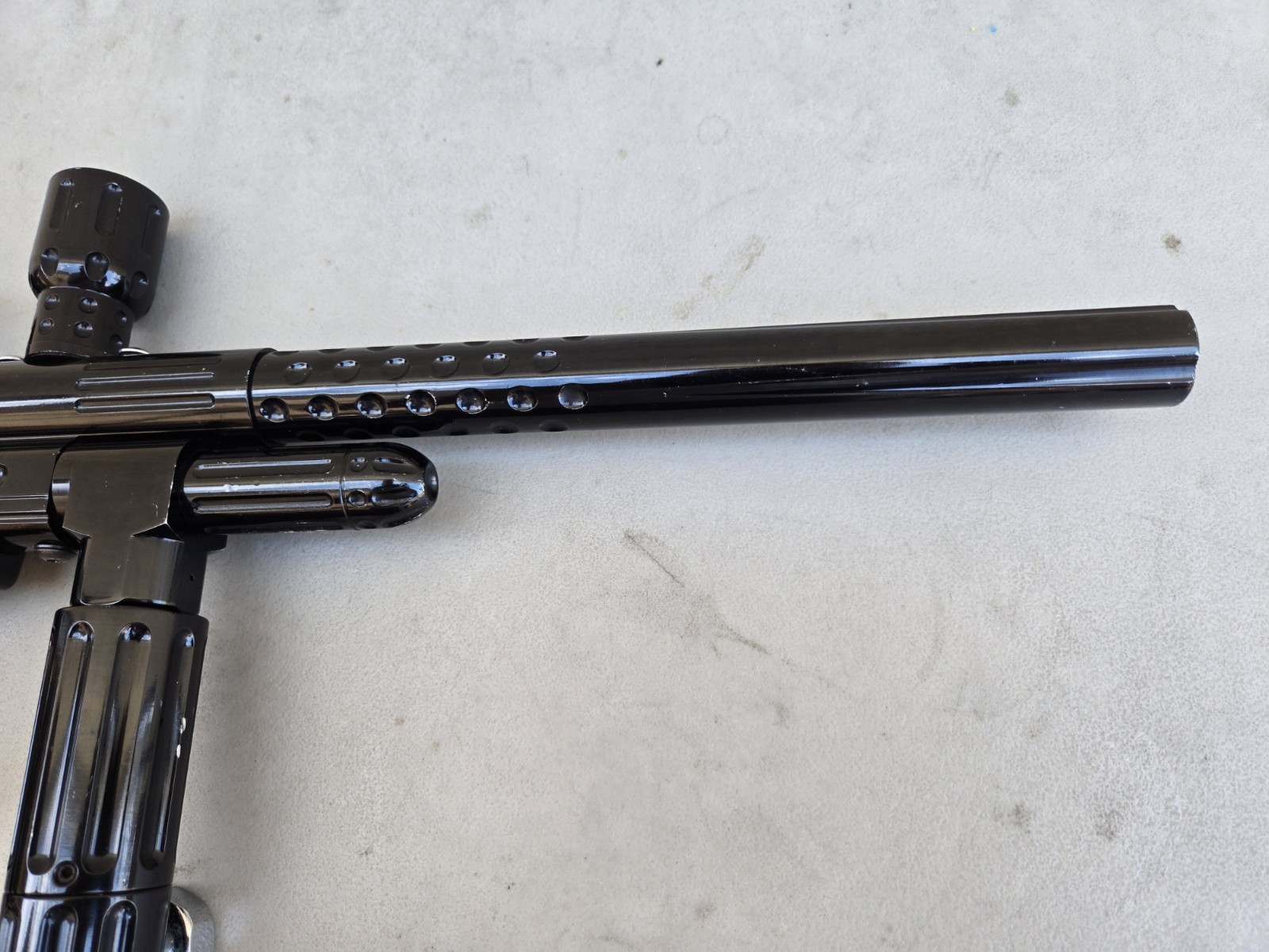Psycho Ballistics Silver Bullet LCD Paintball Gun - Black