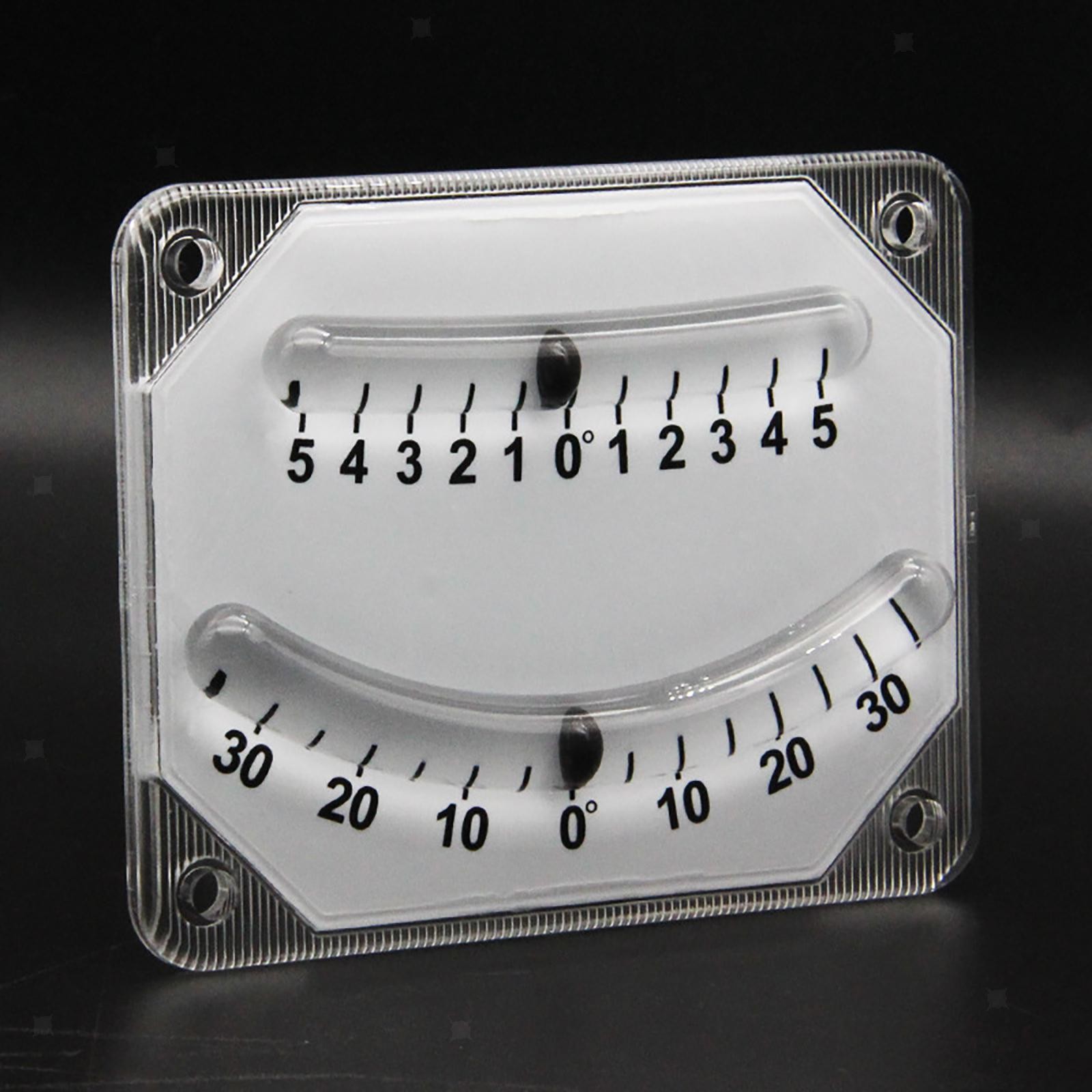 Boat Clinometer Level Indicator Inclinometer Level Tilt Gauge