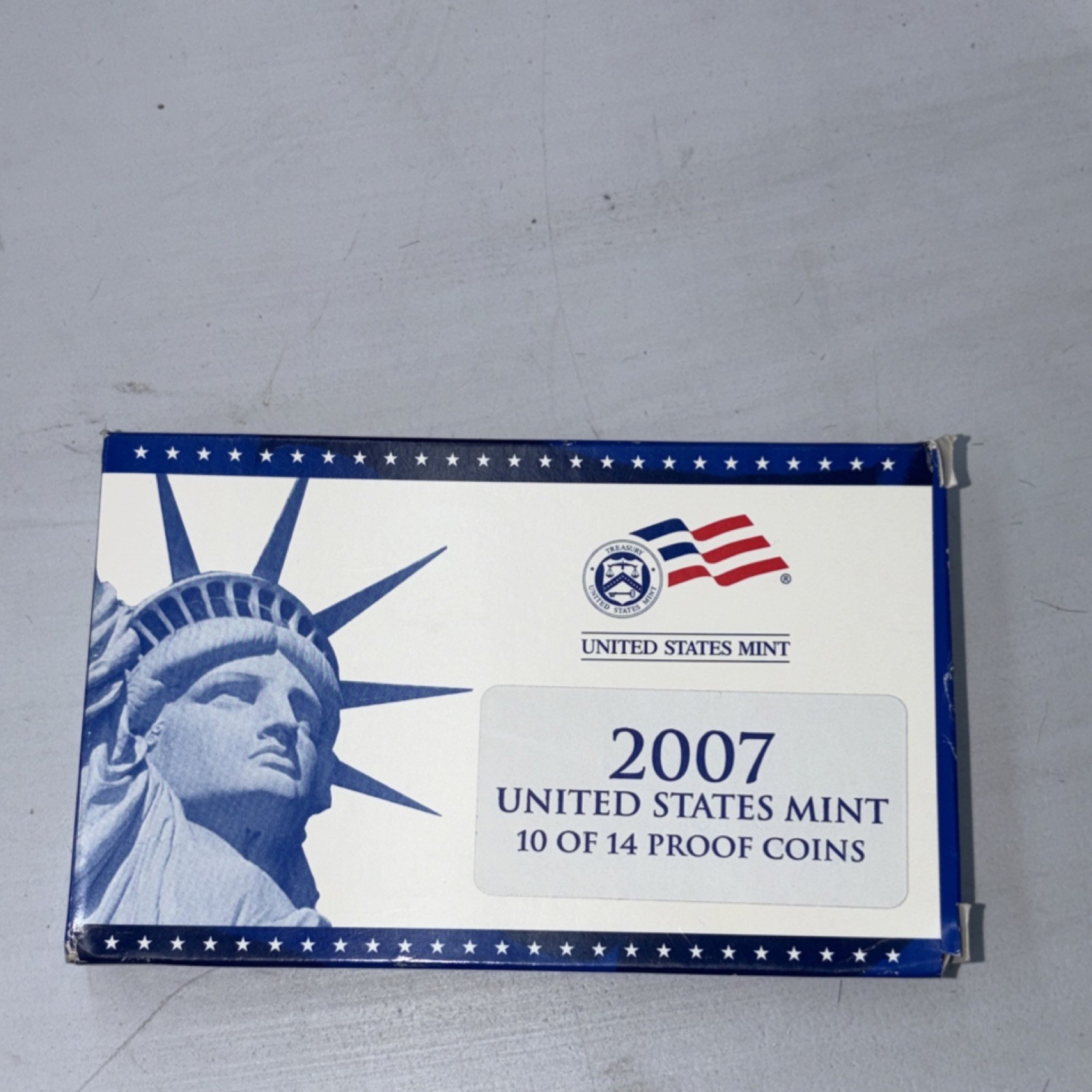 2007 United States Mint Proof Set 10 Coins with Certificate of Authenticity