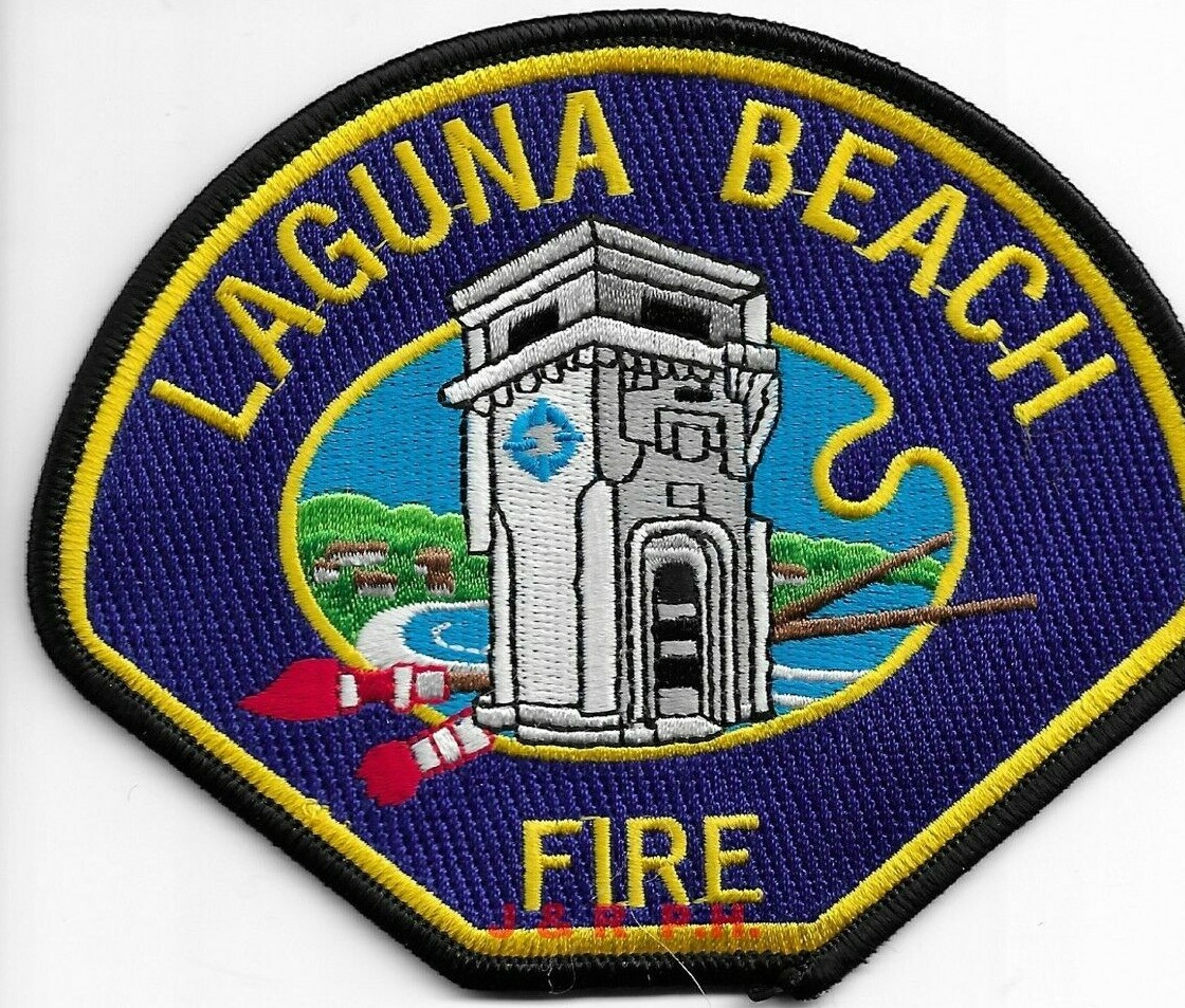 Laguna Beach  Fire, California  (5" x 4" size)  fire patch