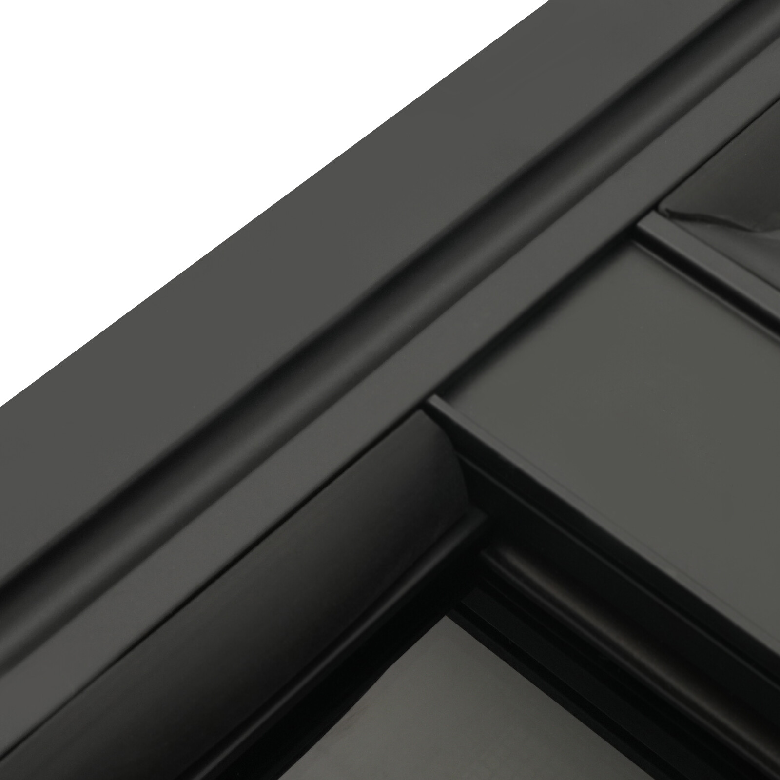 Horizontal Slide Black RV Window Replacement Includes Mounting Ring and Screen