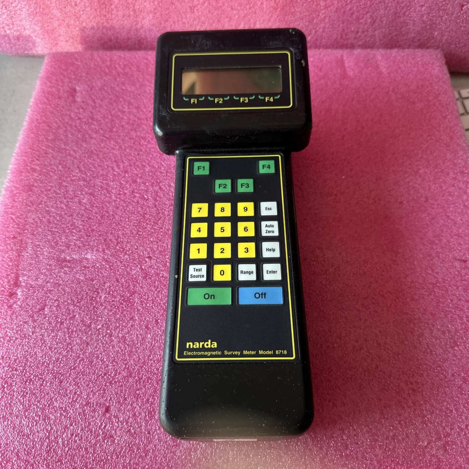 NARDA 8718 ELECTROMAGNETIC SURVEY METER AS IS -SN:01553