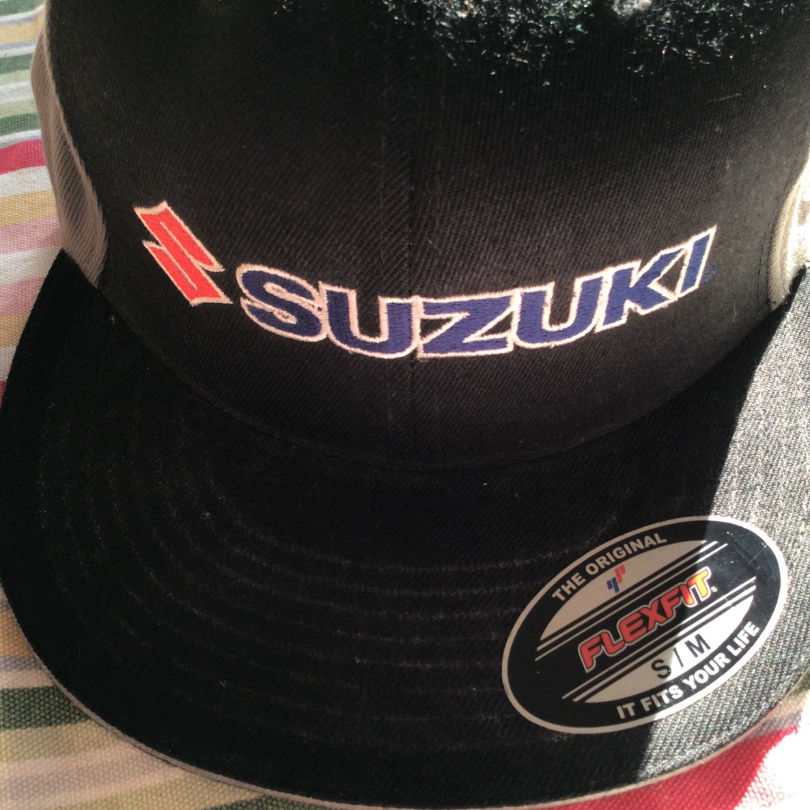 Factory Effex Suzuki Flexfit Hat embroidered logos S/M