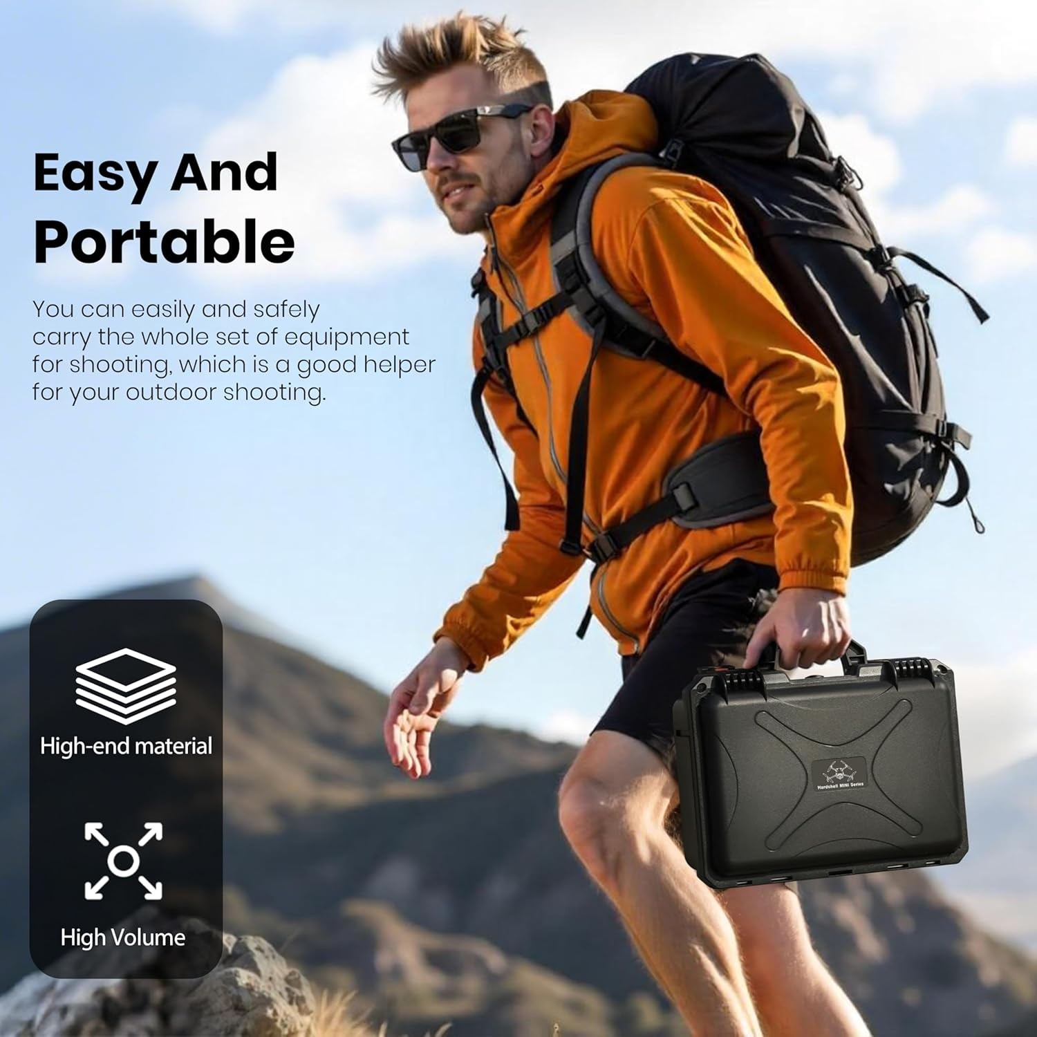 Hard Shell Case for DJI Mini 5 Pro Mini 4 Pro Mini 3 Pro RC2 Battery Storage
