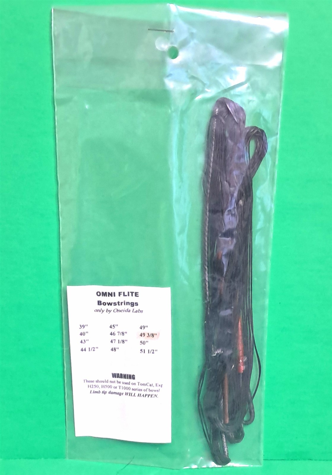New Oneida Eagle Omni Flite Replacement Bowstring - 49 3/8" -Aero Force, Phantom