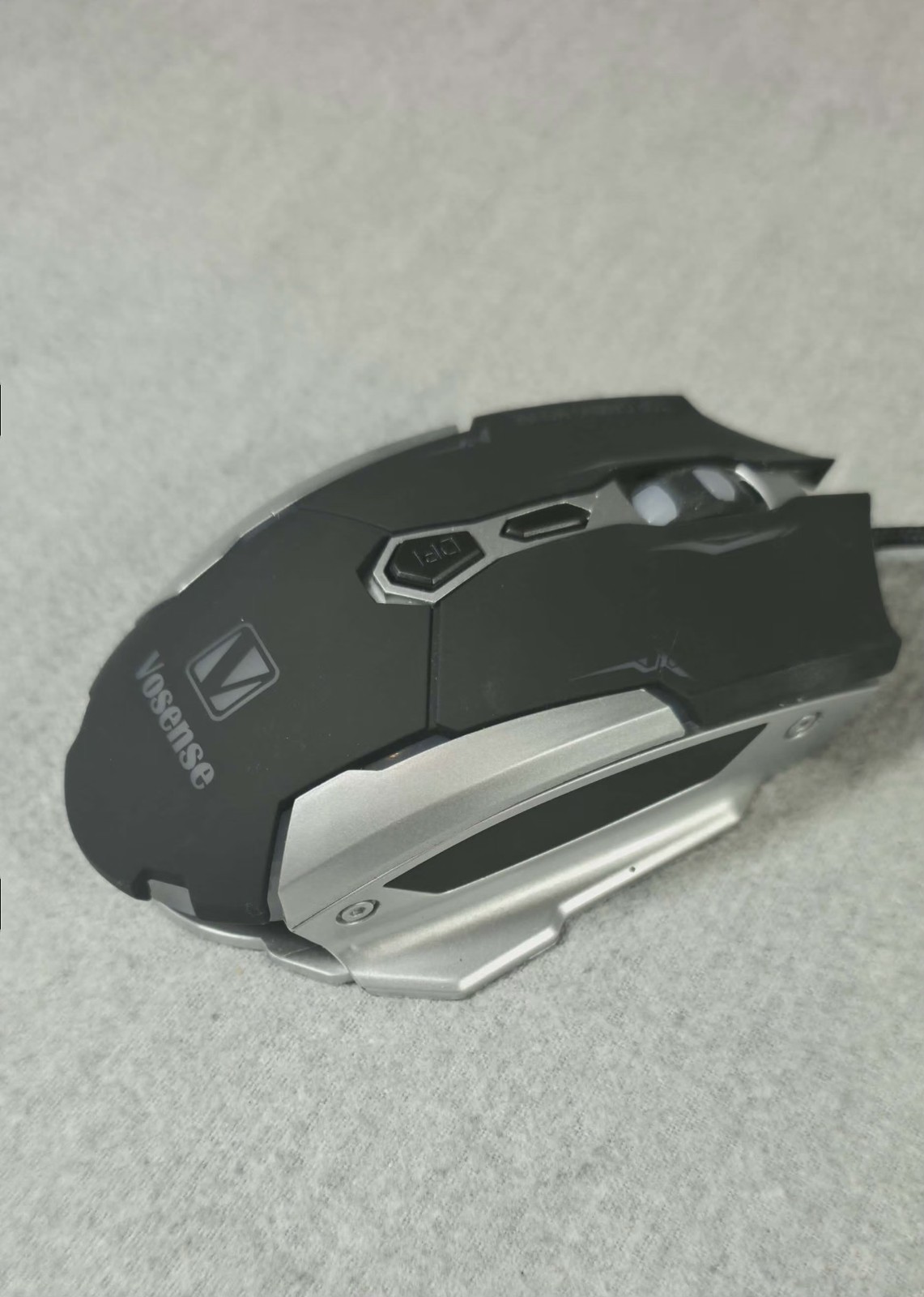 Vosense LED Gaming Mouse Model CL-15 7 Button- 4 Stage Adjustable DPI USB Plug