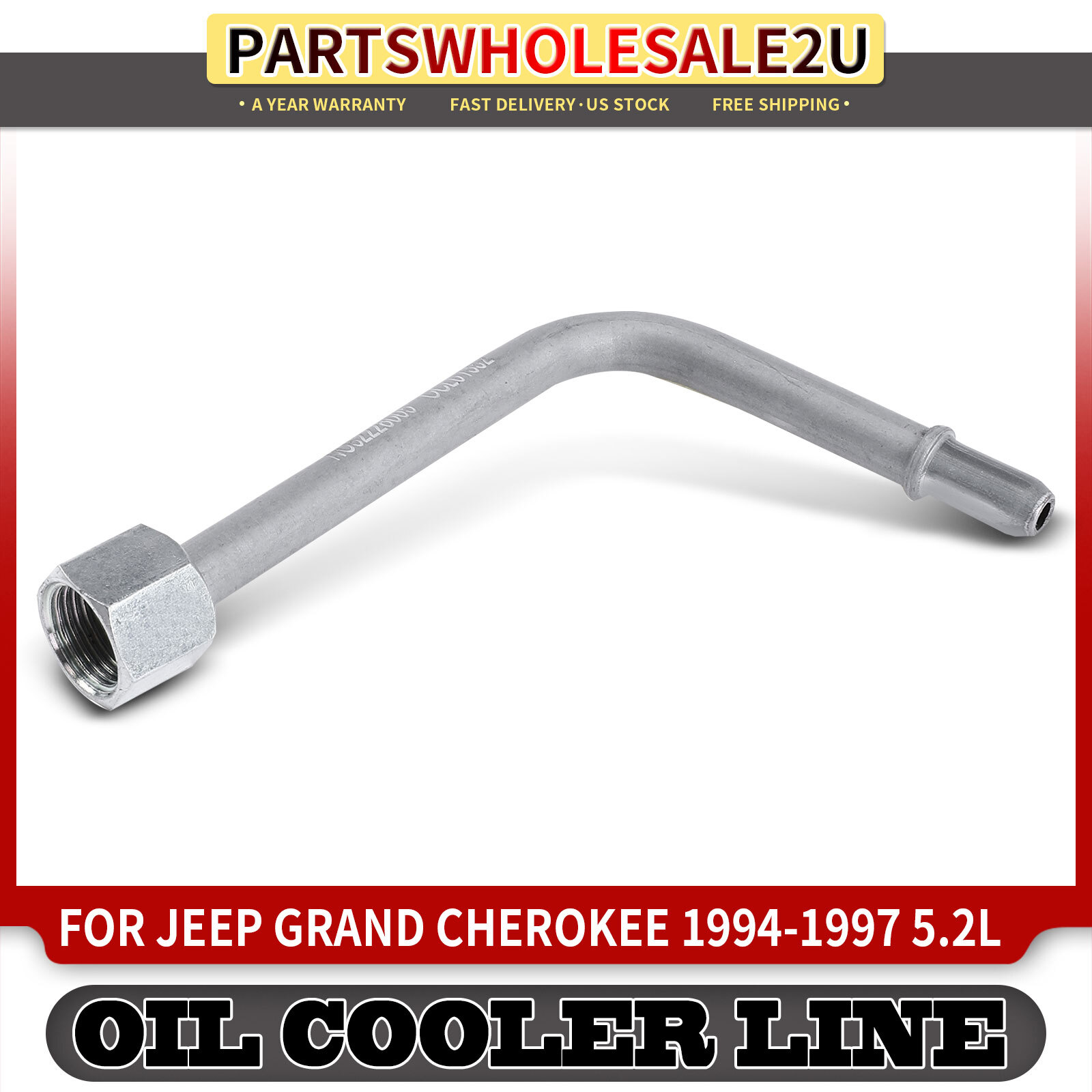Auto Trans Oil Cooler Hose Assy for Jeep Grand Cherokee 1994 1995-1997 V8 5.2L