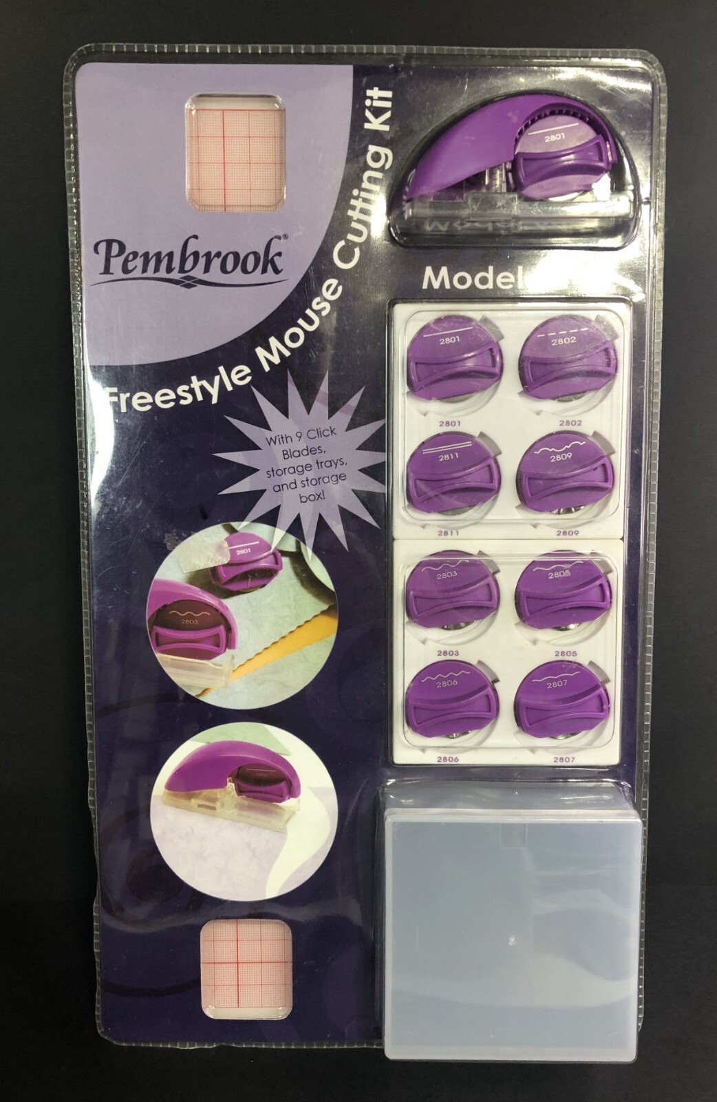 Pembrook Freestyle Mouse Cutting Kit Model 6446 9 blades New in Pkg.