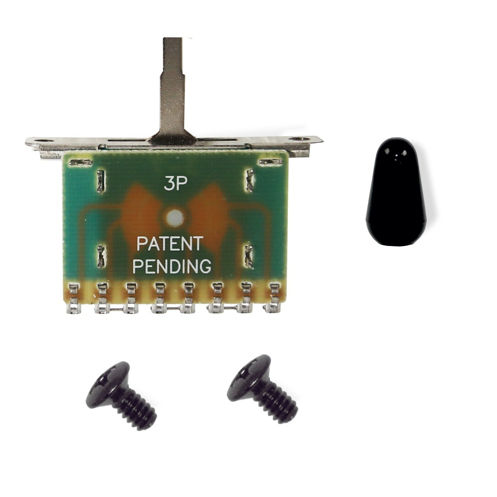 Switch 3 Way Lever with Black Knob 081347BK