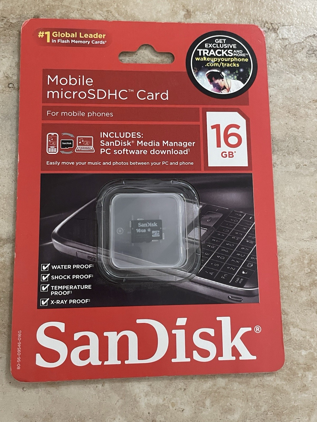 SanDisk 16GB Mobile Phone Micro SDHC  Memory Card