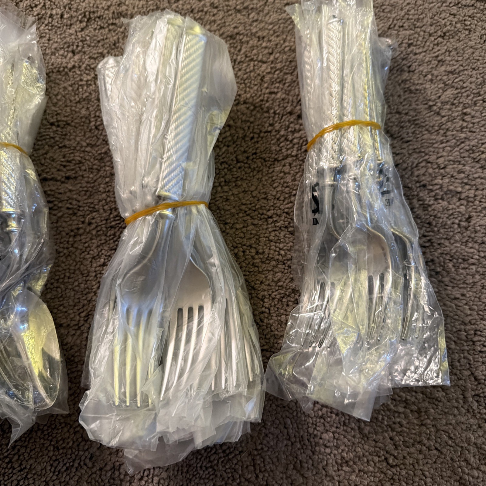 Retro Rope-Patternware Set Flatware Set Cutlery Set Forged 60-Piece Silver
