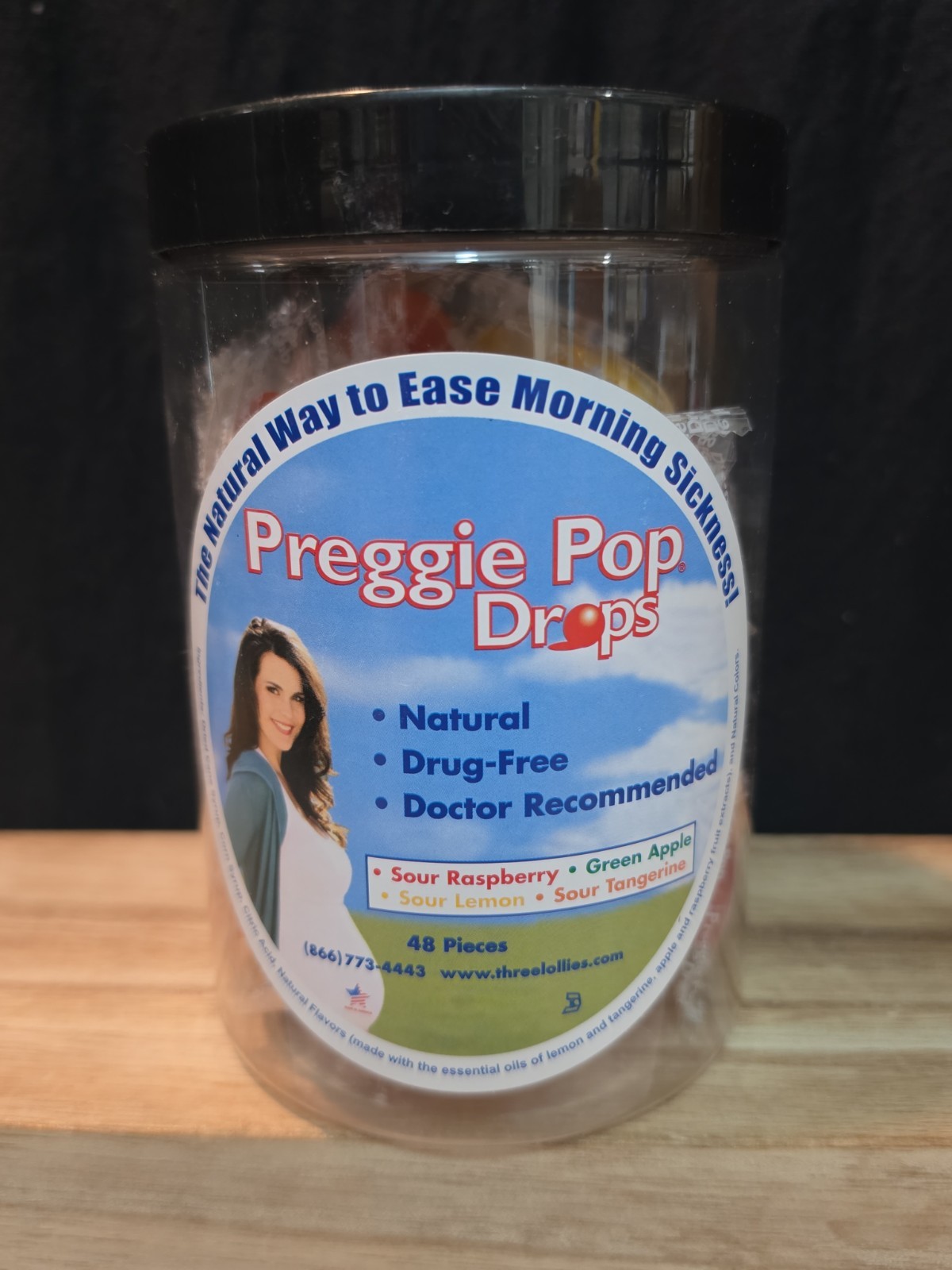 Preggie Pop Drops For Morning Sickness  Assorted Sour Flavors  48  Pieces