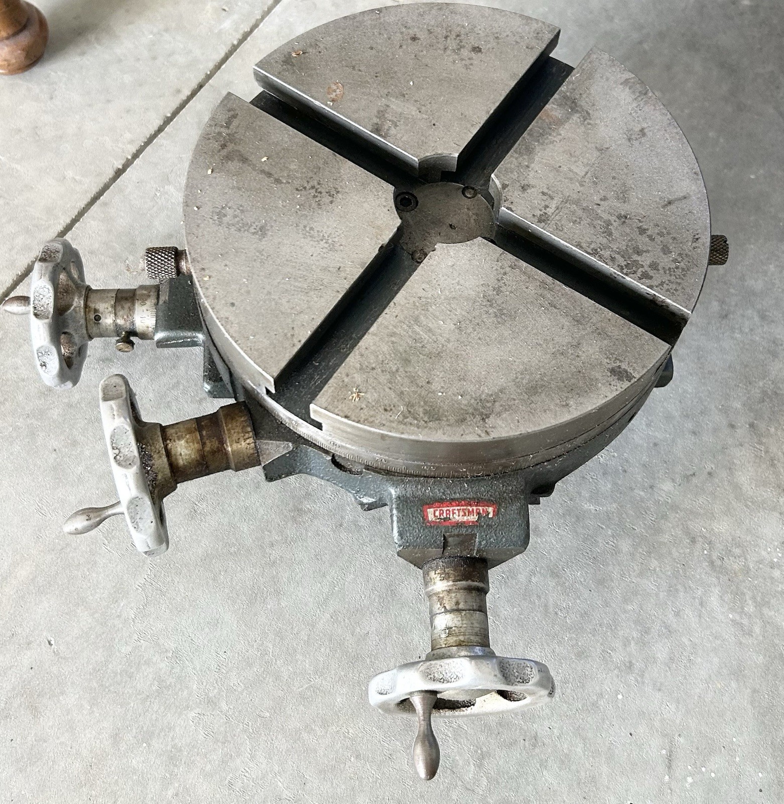 MACHINIST  TOOLS Craftsman 8” Rotary Table Cross Slide X/Y Axis