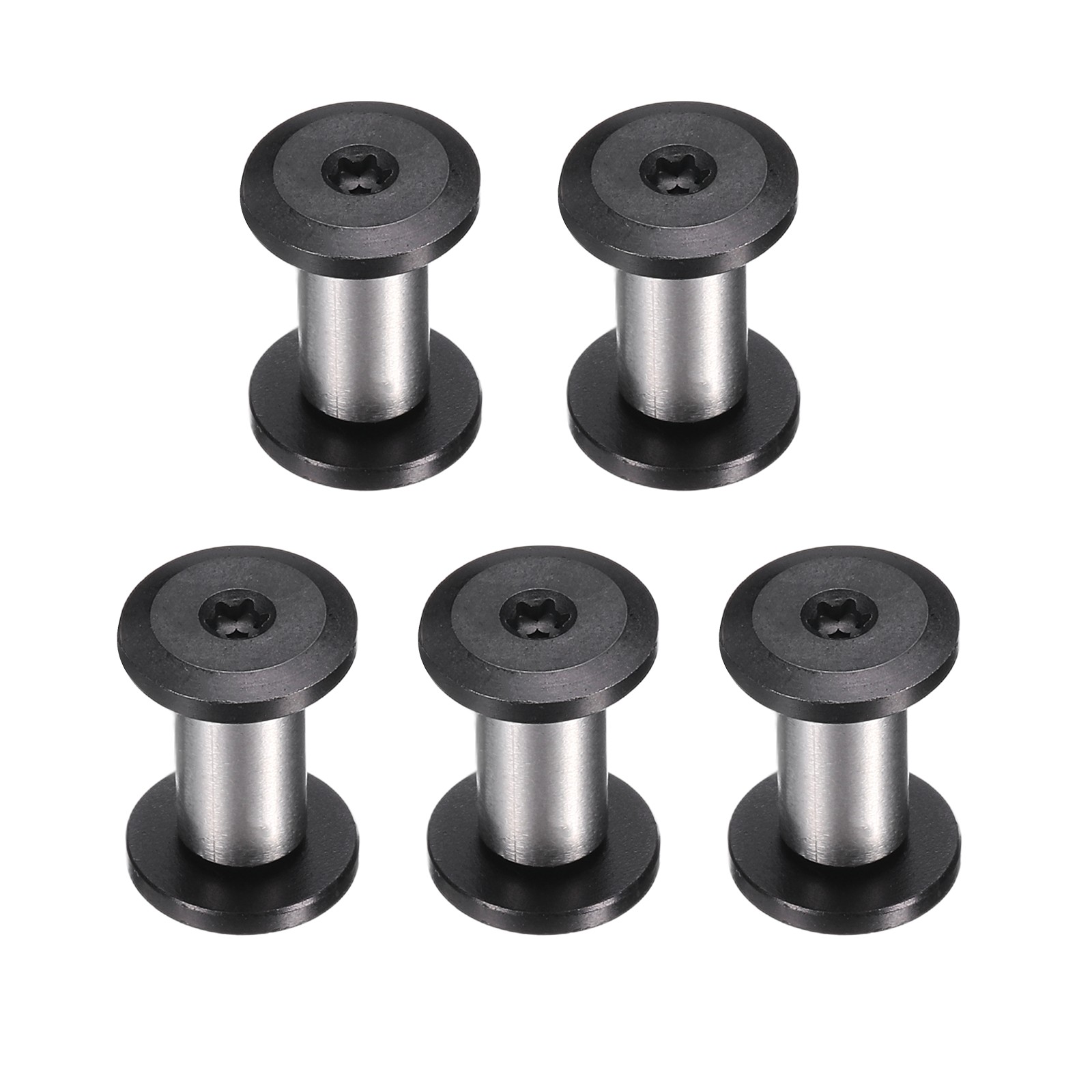 5Pcs, Knife Handle Screws 5x9mm Torx Sink Head Metal Pocket Knife Pivot Pin