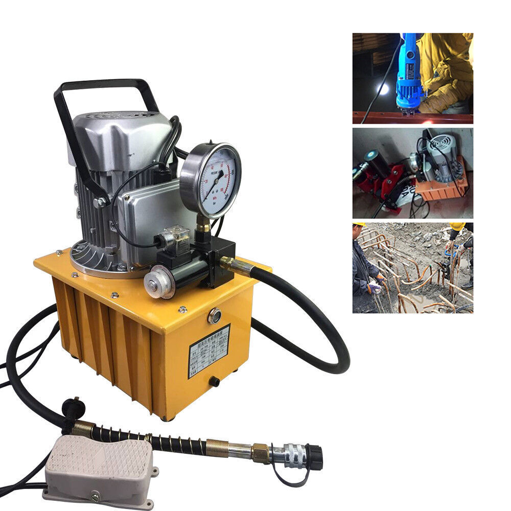 Electric Hydraulic Pump 110V Pedal Control 10,152 PSI High Efficiency