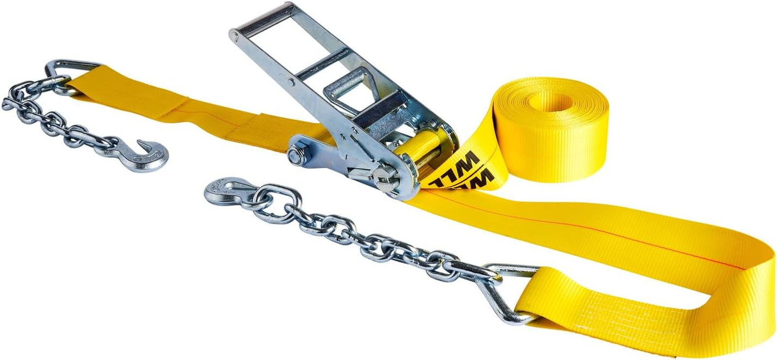 Heavy Duty 3" x 30' Ratchet Tie-Down - 5,000 Lbs WLL, 15,000 Lbs Strength