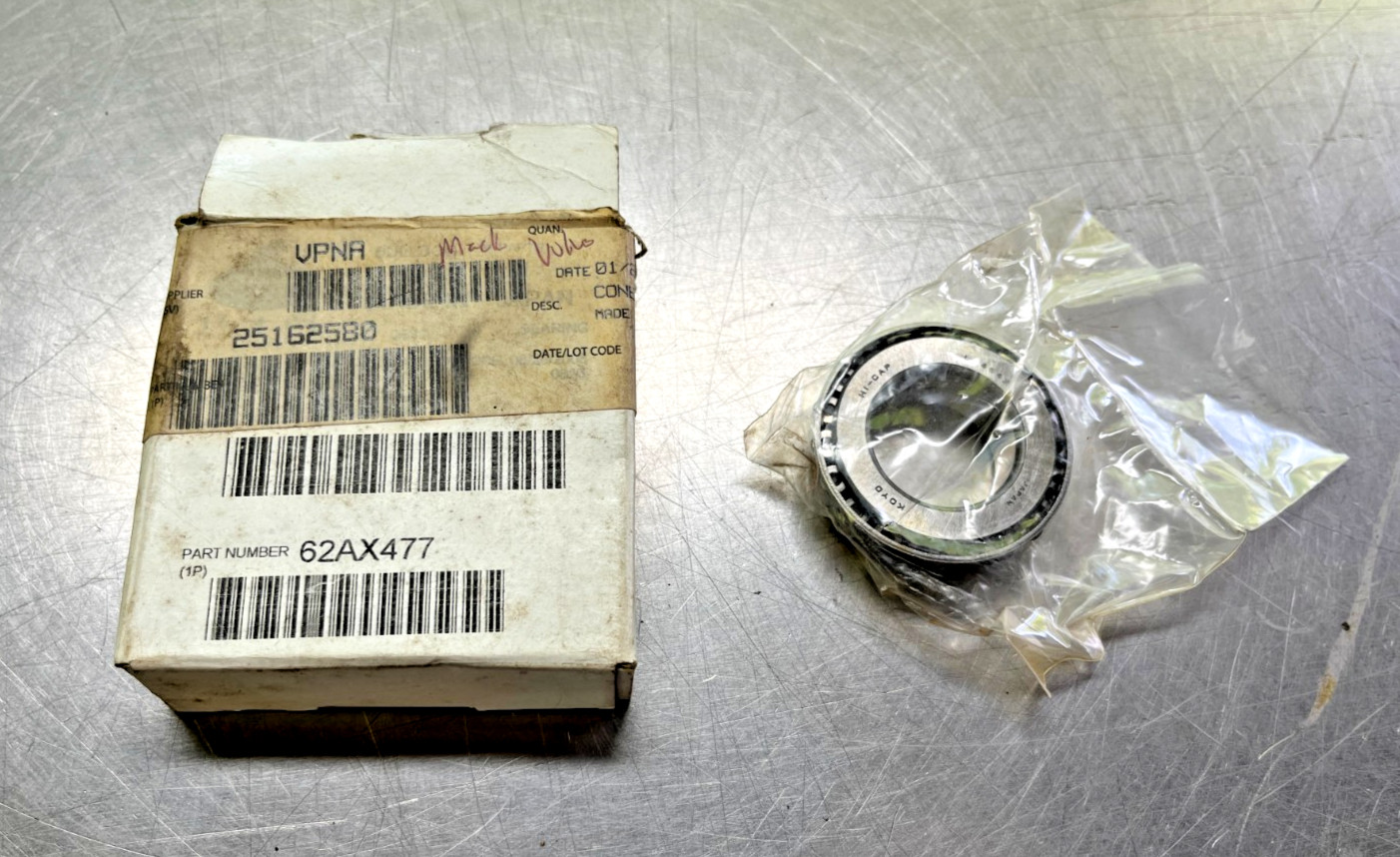 25162580   Genuine OEM  MACK  Bulldog   BEARING CONE   62AX477